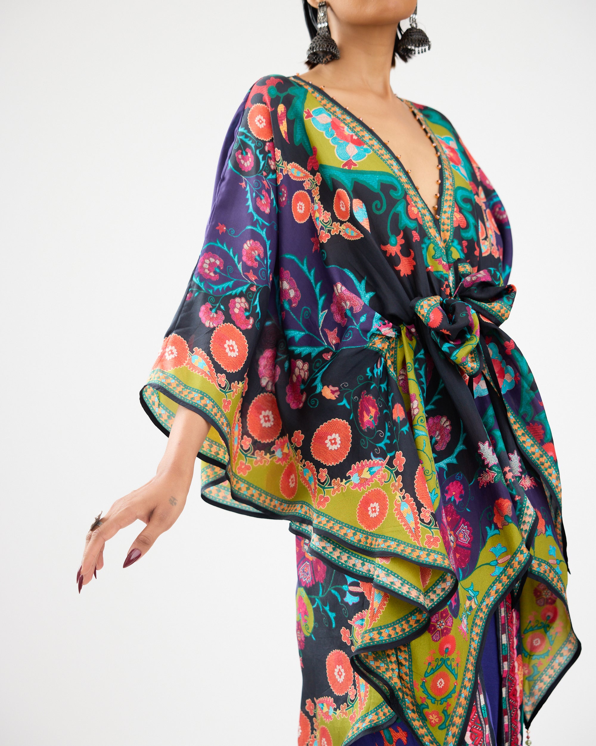 A Bukhara Summer : Inayat - Lime/Black