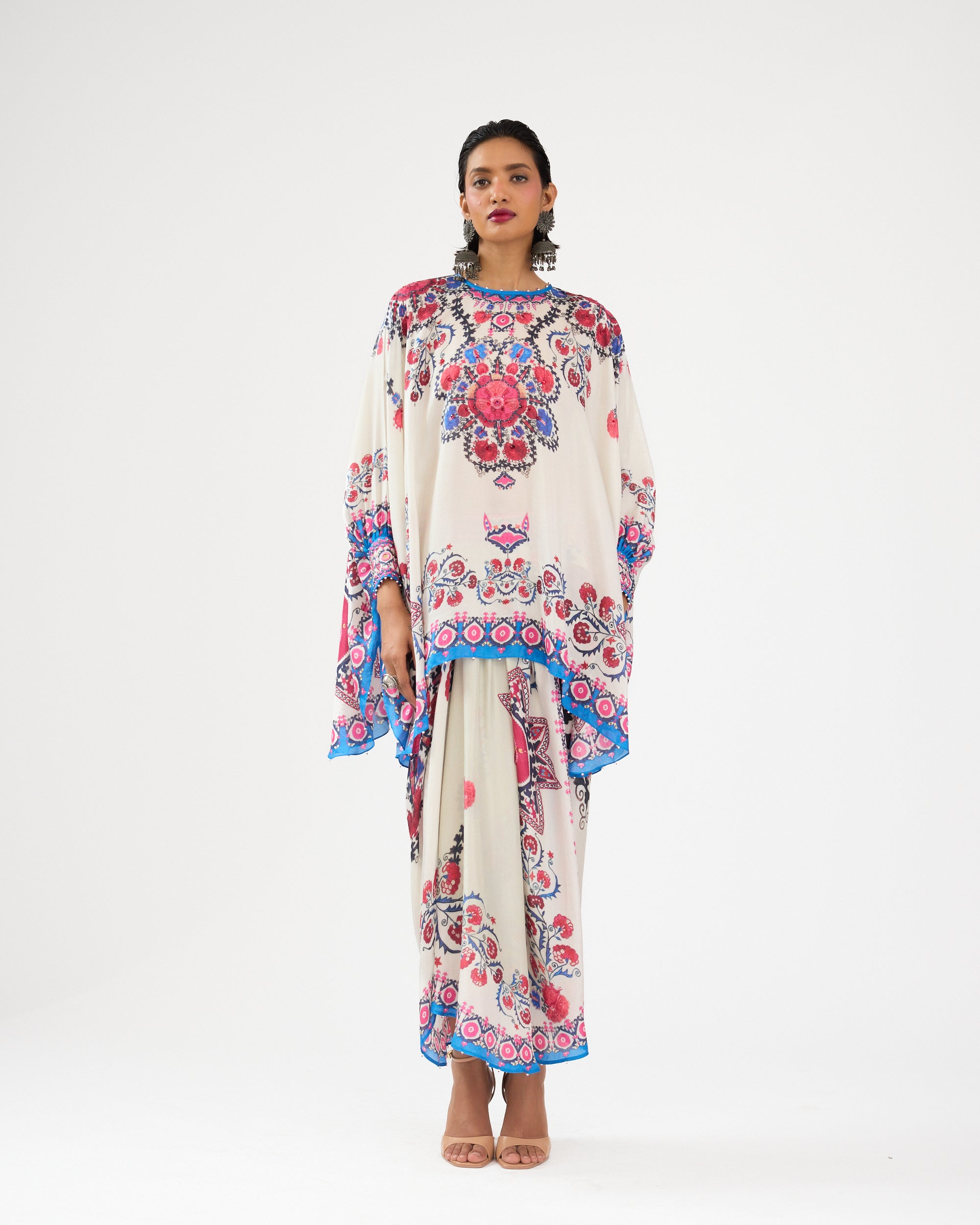 A Bukhara Summer : Colette - Ivory/Blue