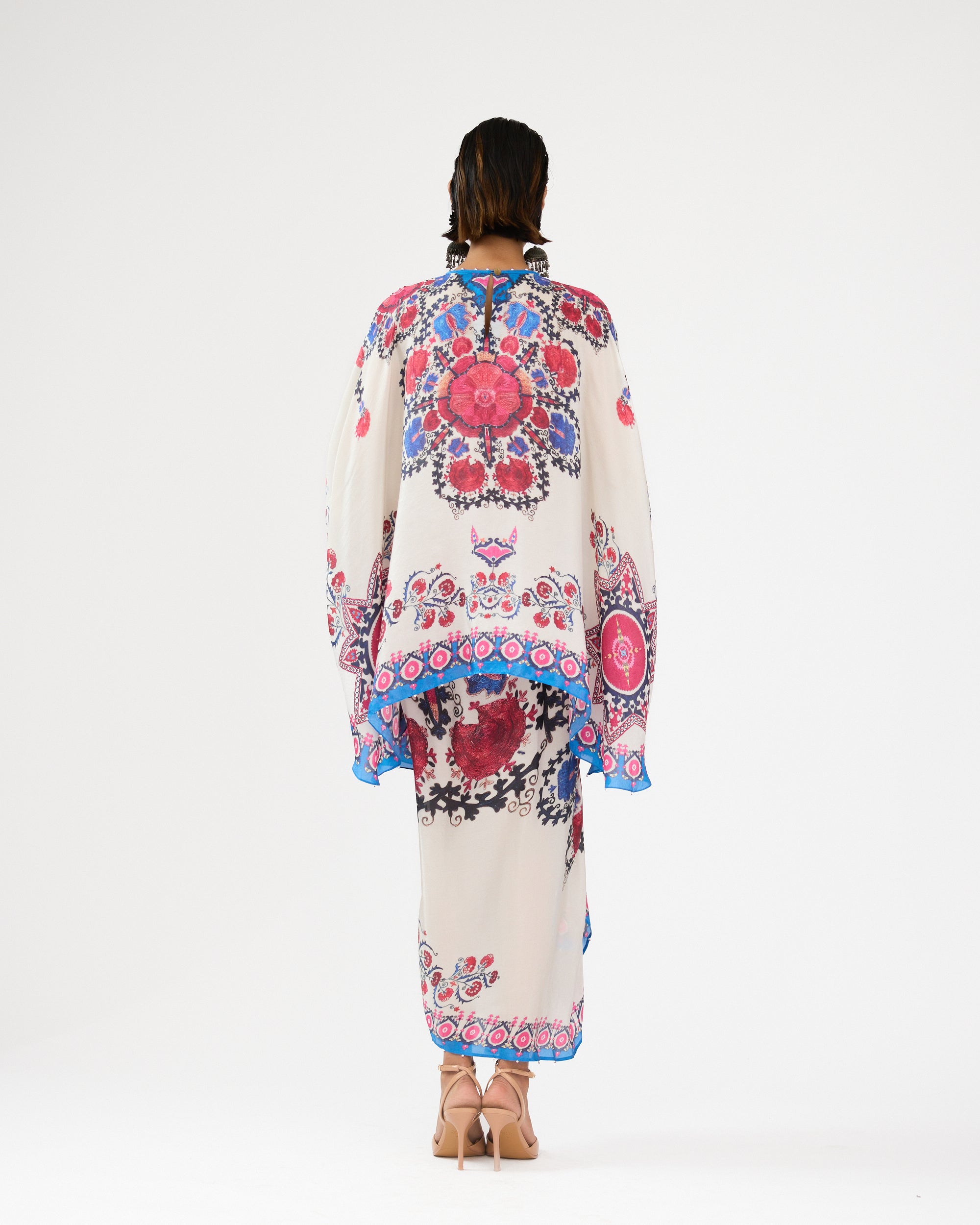 A Bukhara Summer : Colette - Ivory/Blue
