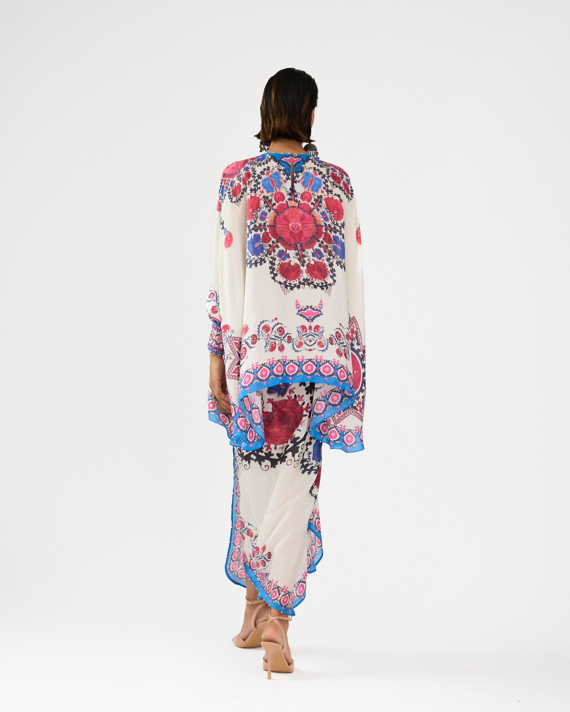 A Bukhara Summer : Colette - Ivory/Blue