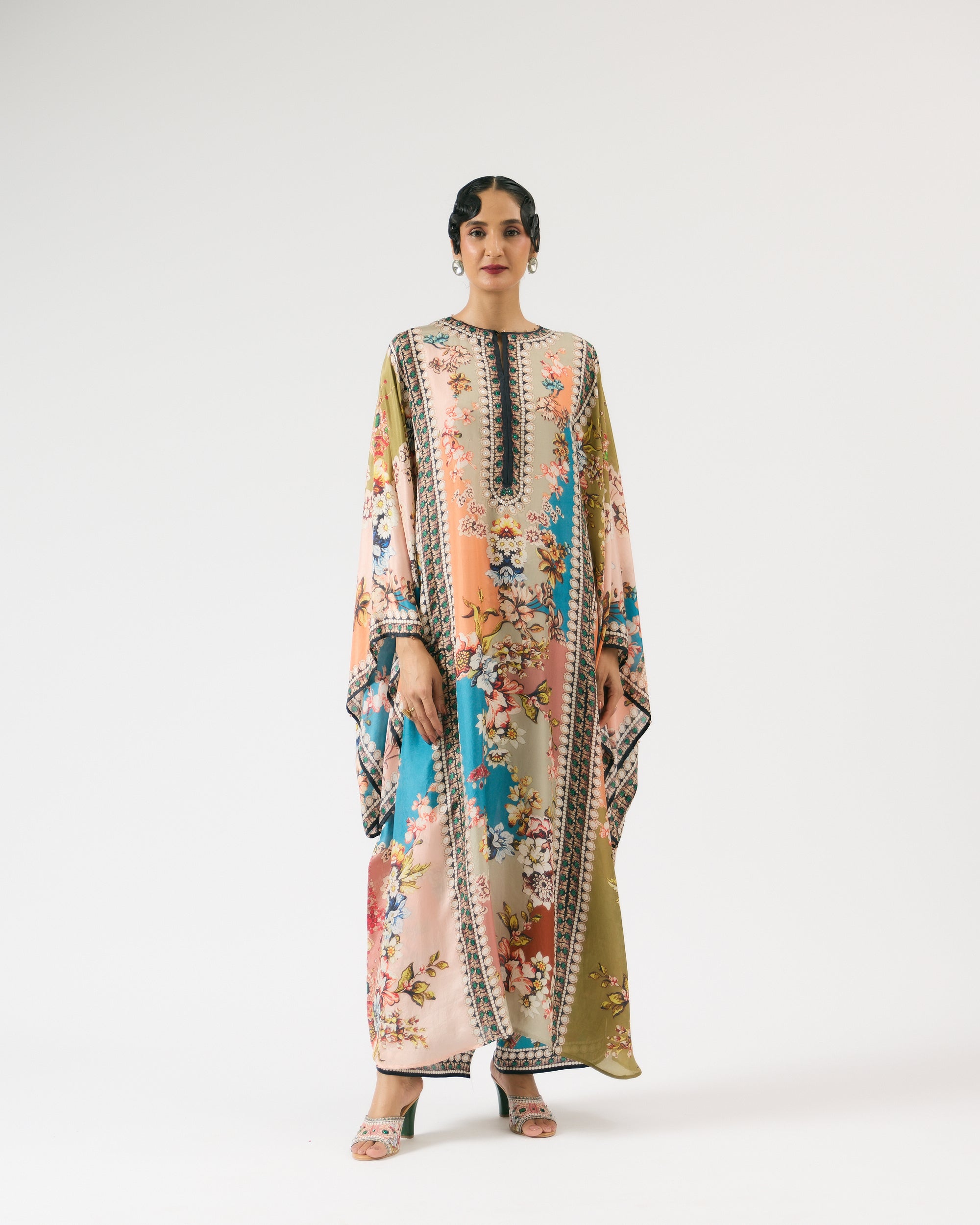 Nizam : Beatrice - Salmon/Blue