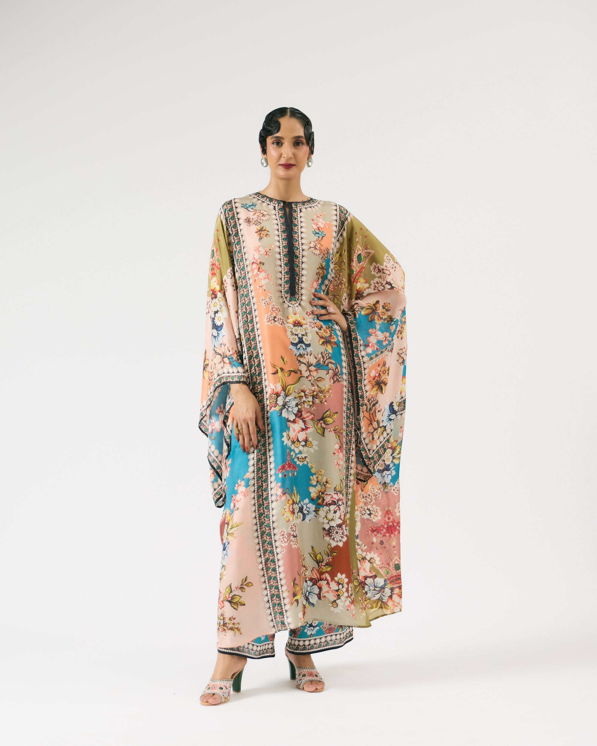 Nizam : Beatrice - Salmon/Blue