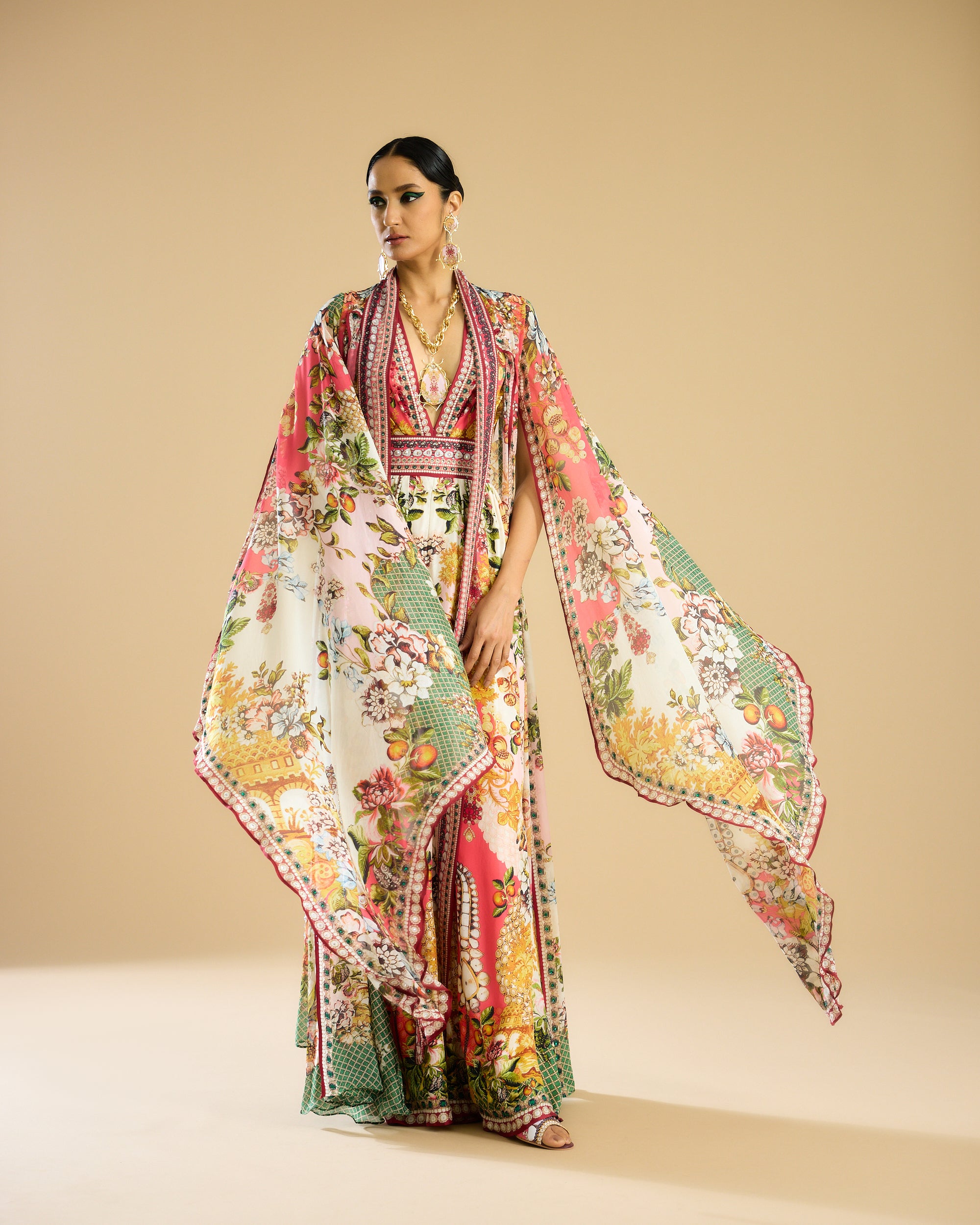 Nizam : Benazir - Ivory/Peach