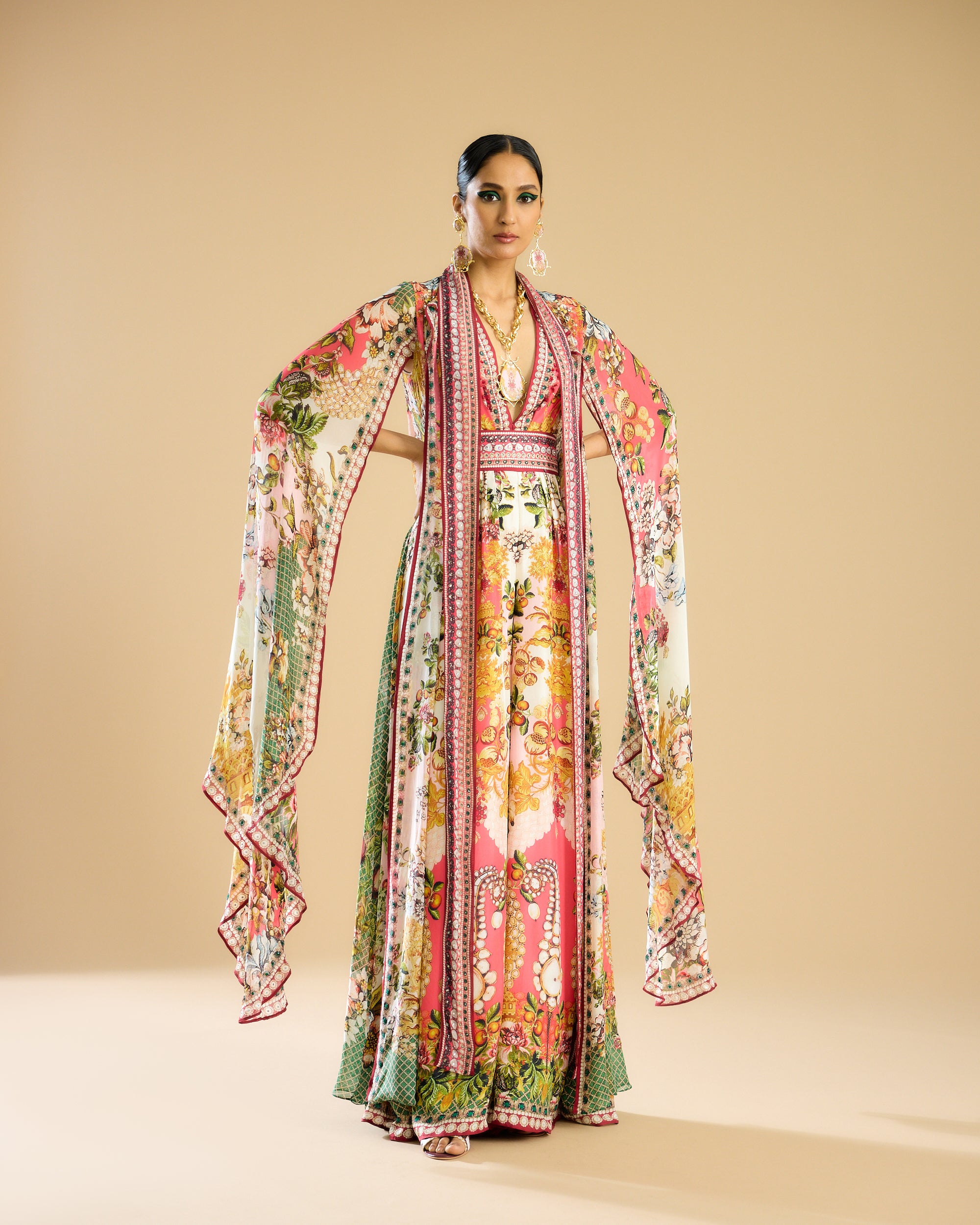 Nizam : Benazir - Ivory/Peach