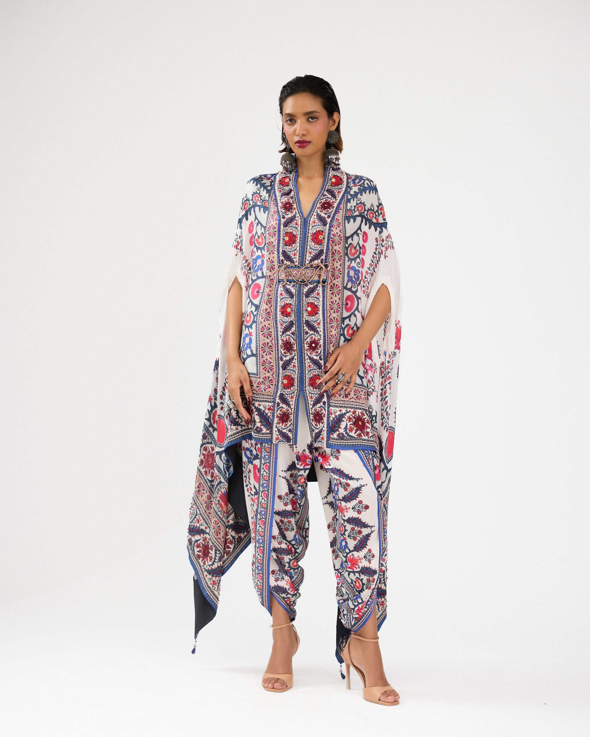 A Bukhara Summer : Chloe - Ivory/Blue