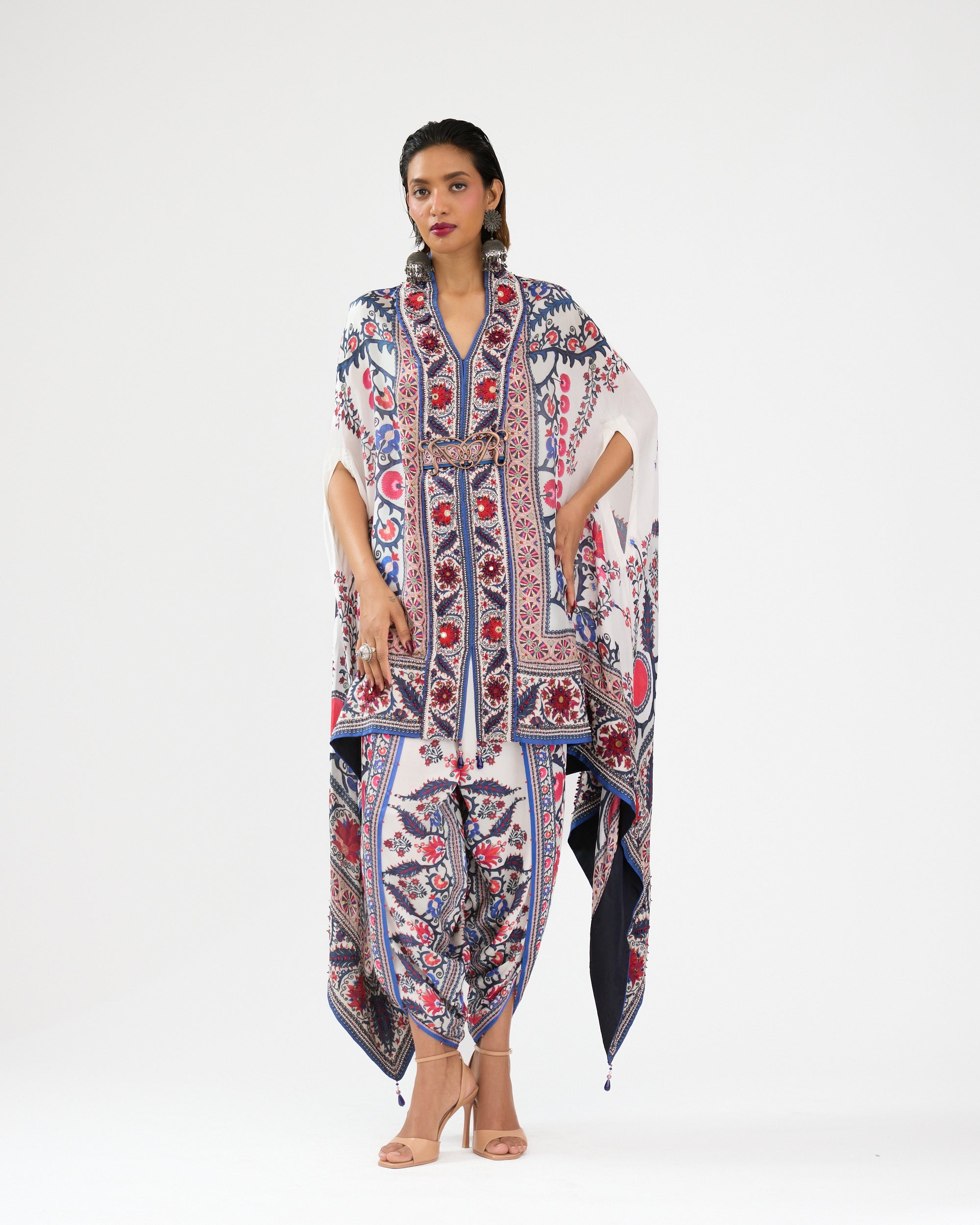 A Bukhara Summer : Chloe - Ivory/Blue