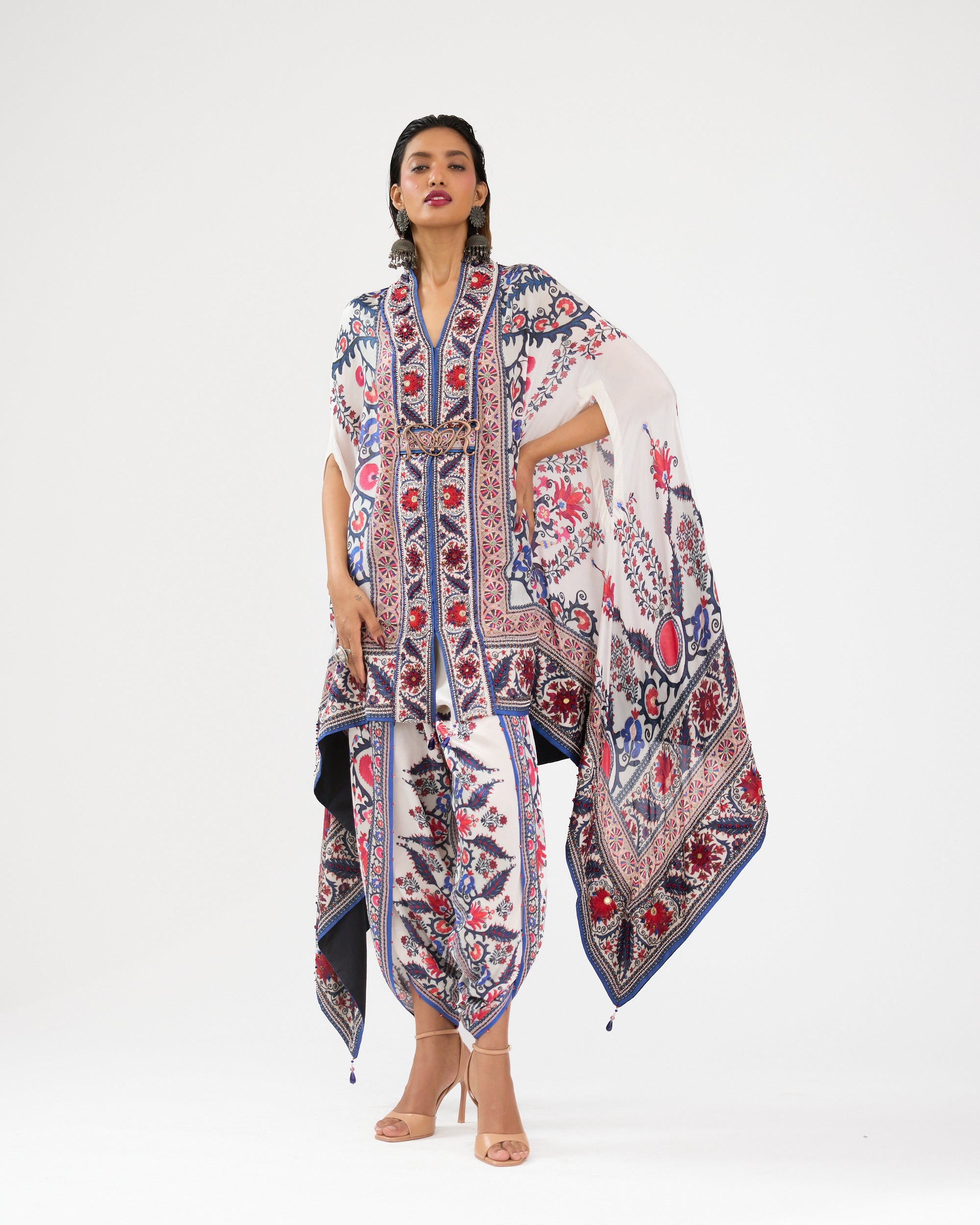 A Bukhara Summer : Chloe - Ivory/Blue