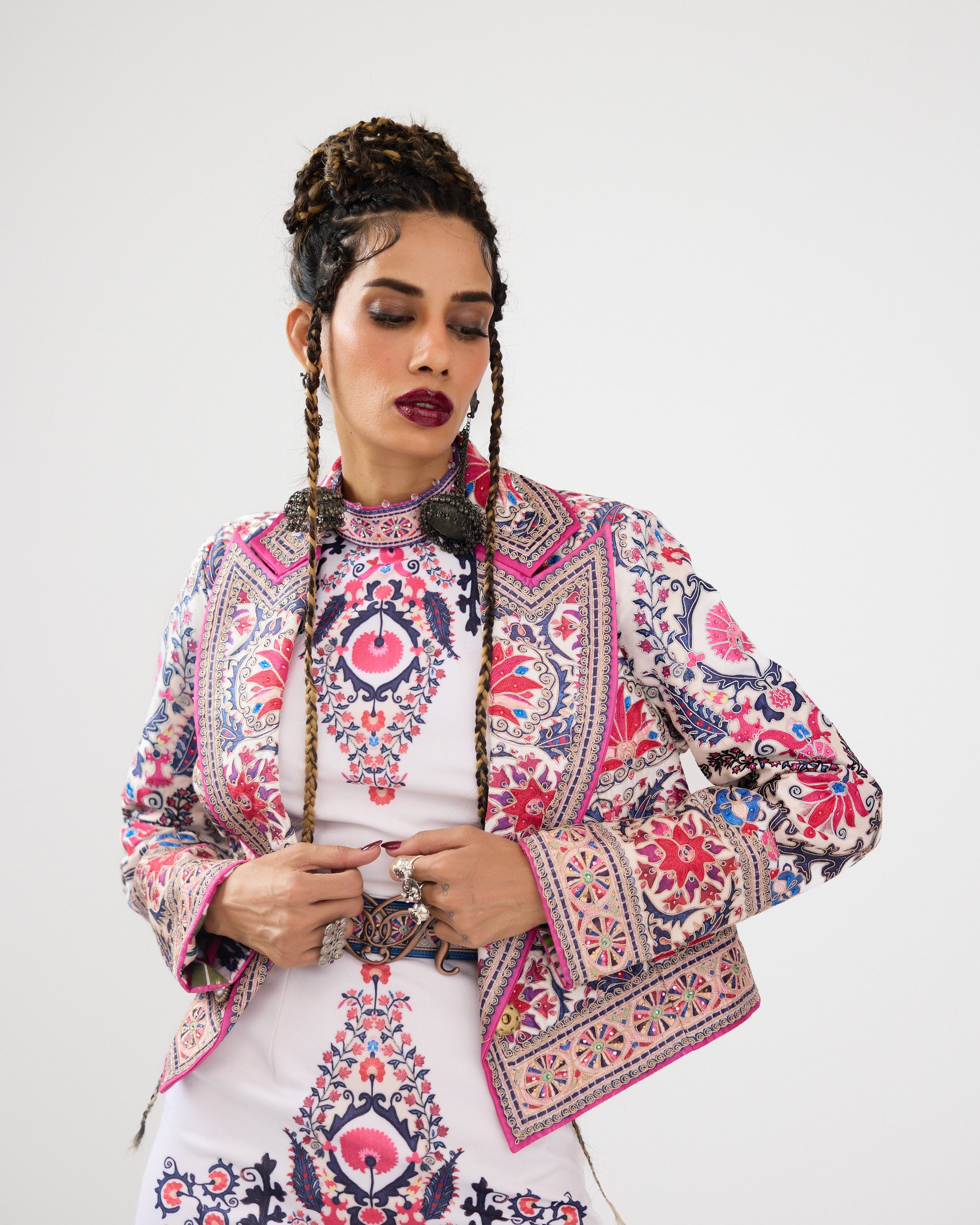 A Bukhara Summer : Natasha - Ivory/Blue