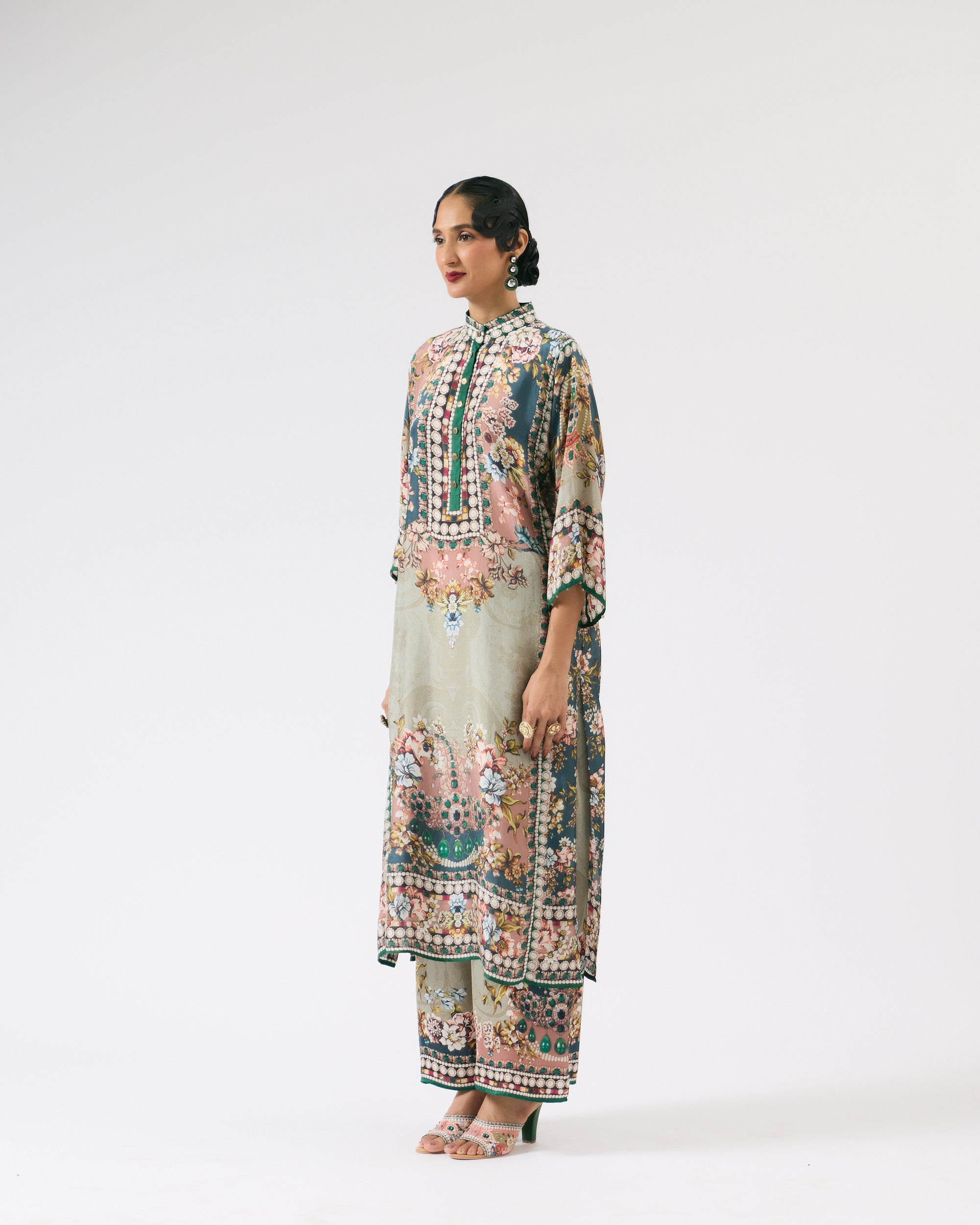 Nizam : Ghazala - Dusty Rose/Teal