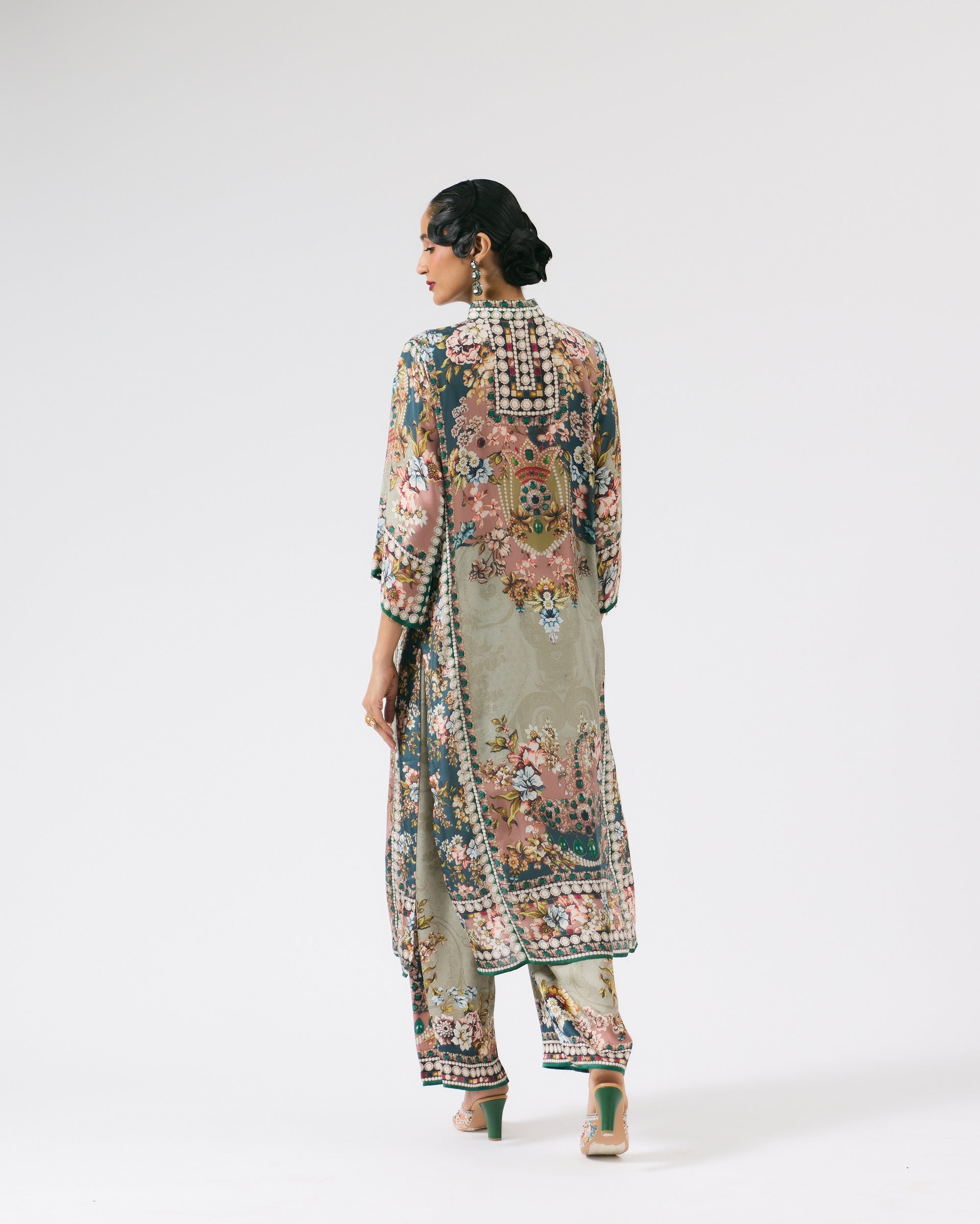 Nizam : Ghazala - Dusty Rose/Teal