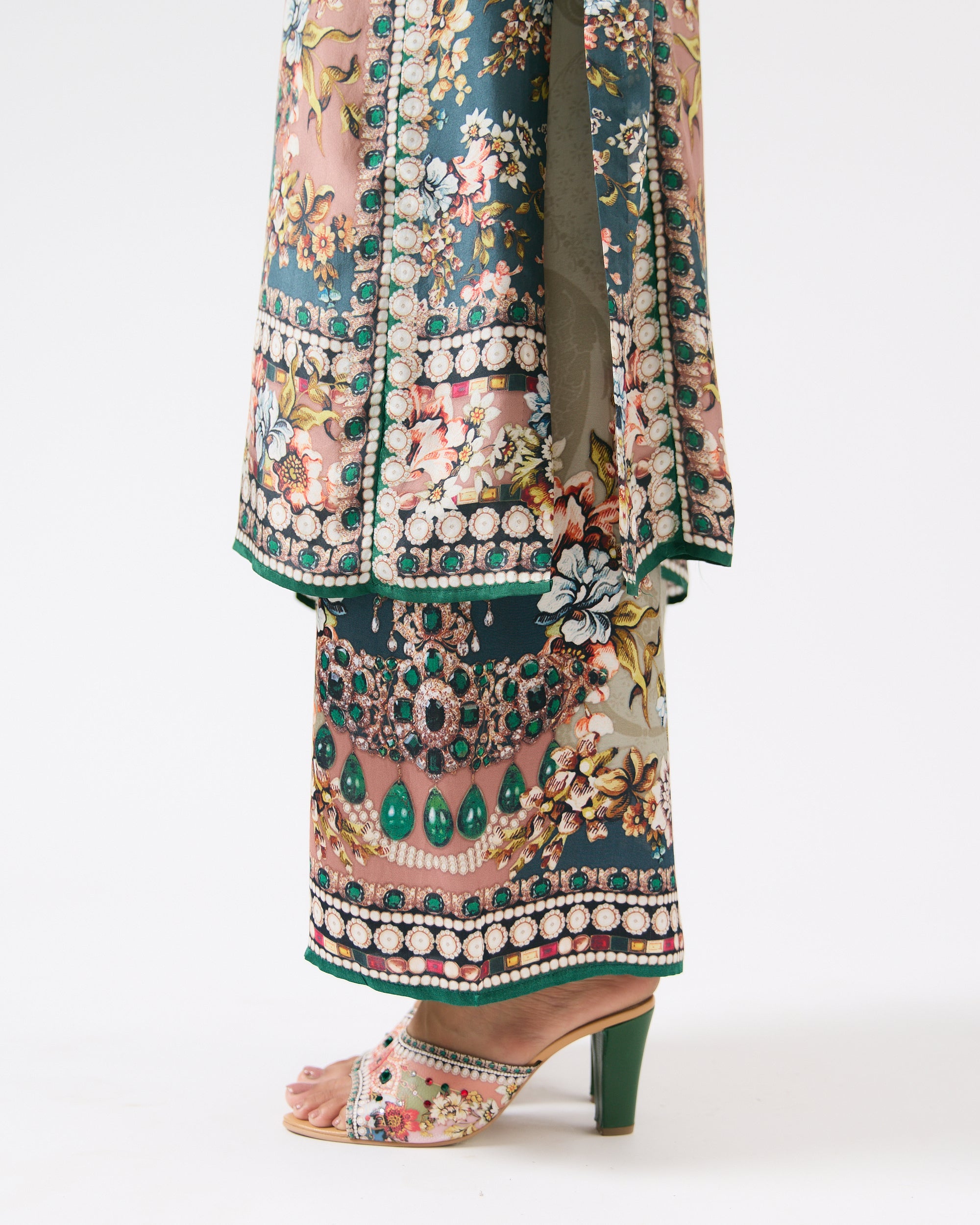 Nizam : Ghazala - Dusty Rose/Teal