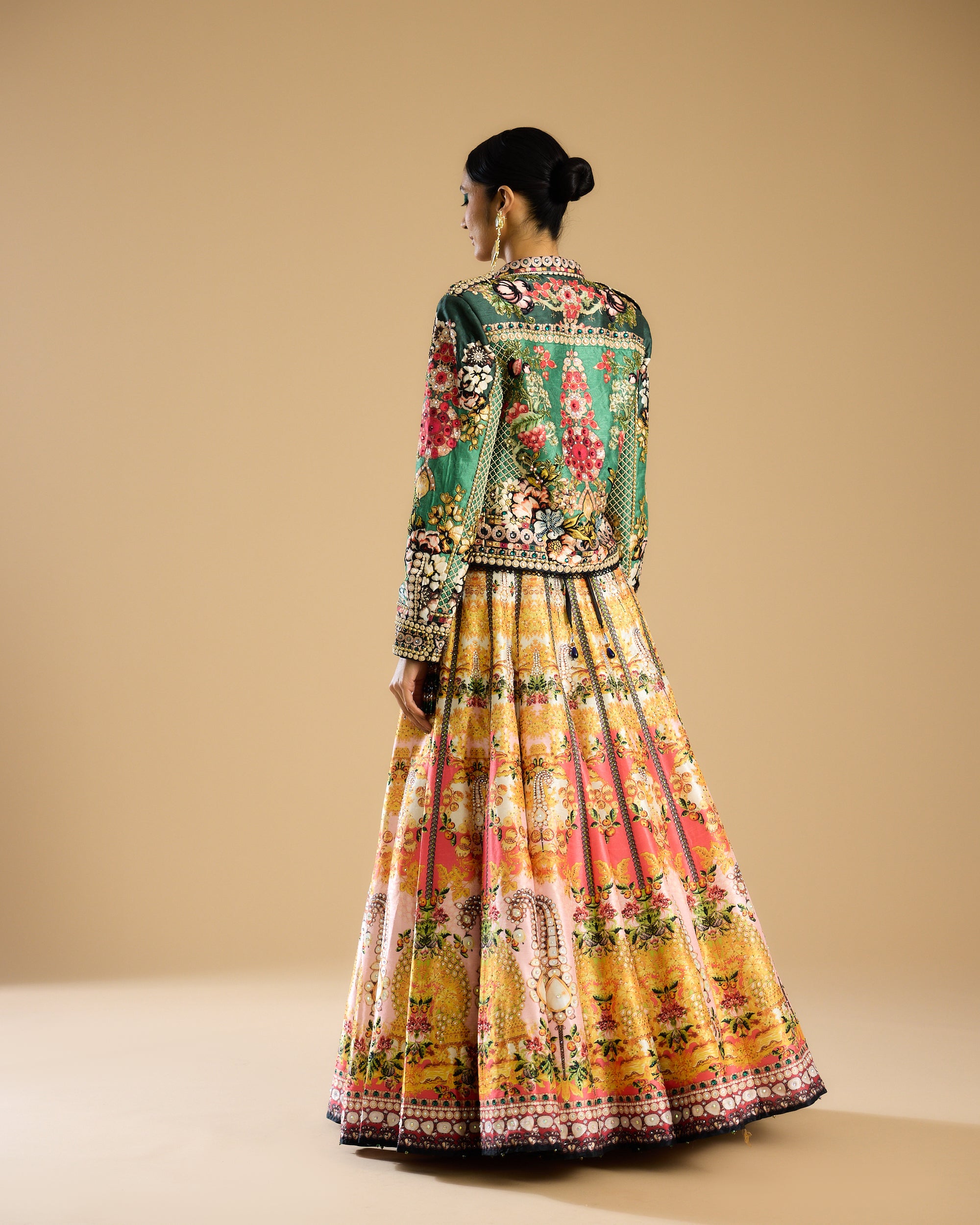 Nizam : Jignasa Leela - Mustard/Emerald