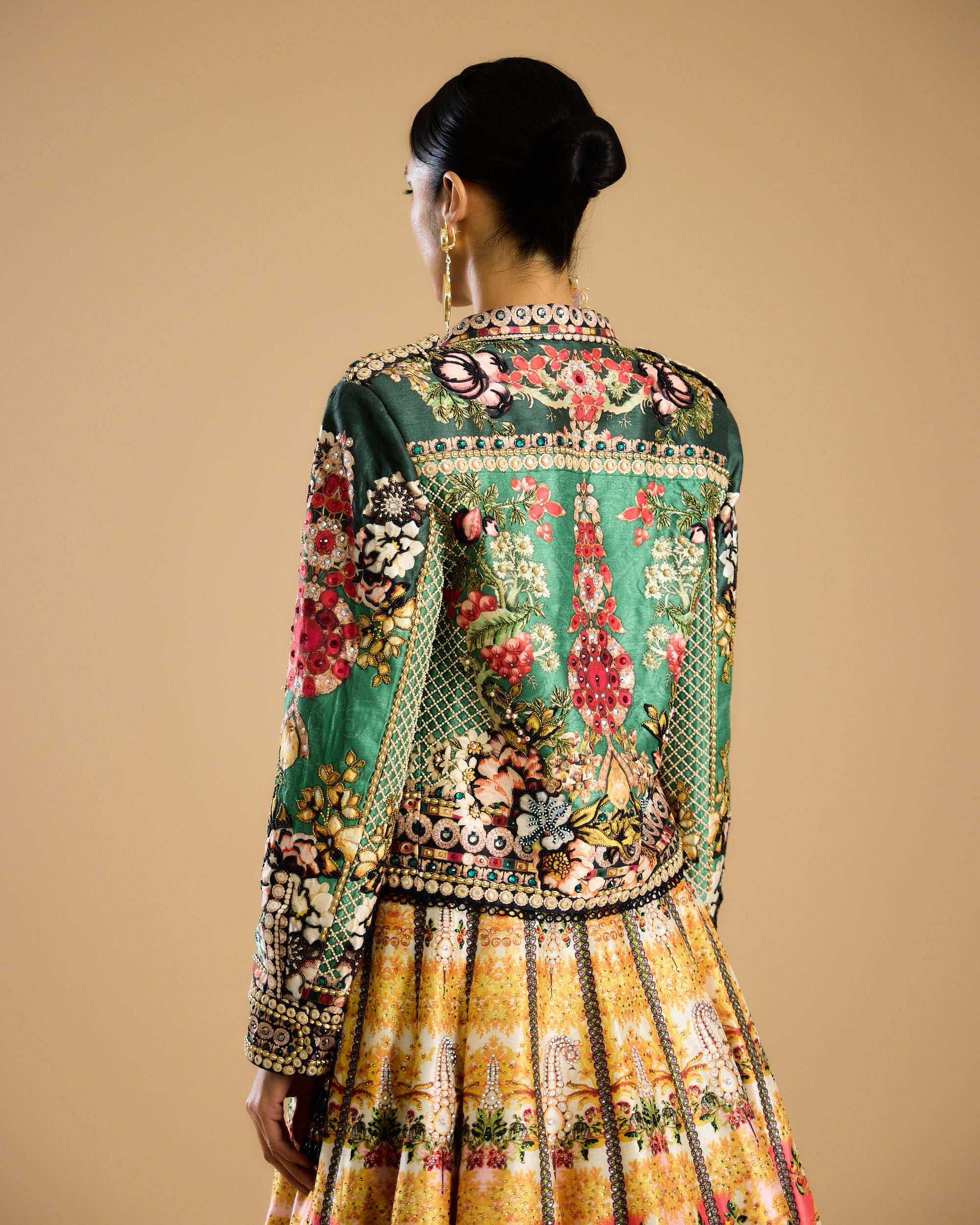 Nizam : Jignasa Leela - Mustard/Emerald