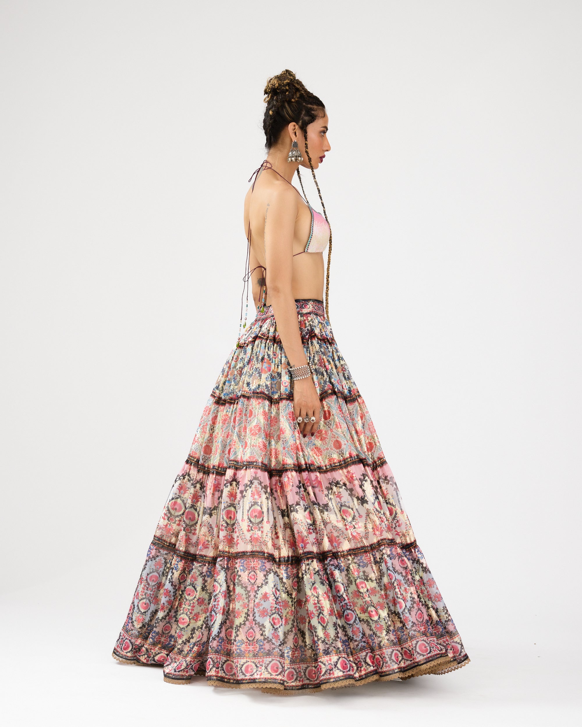 A Bukhara Summer : Tabetha/Leela - Ivory/Pink
