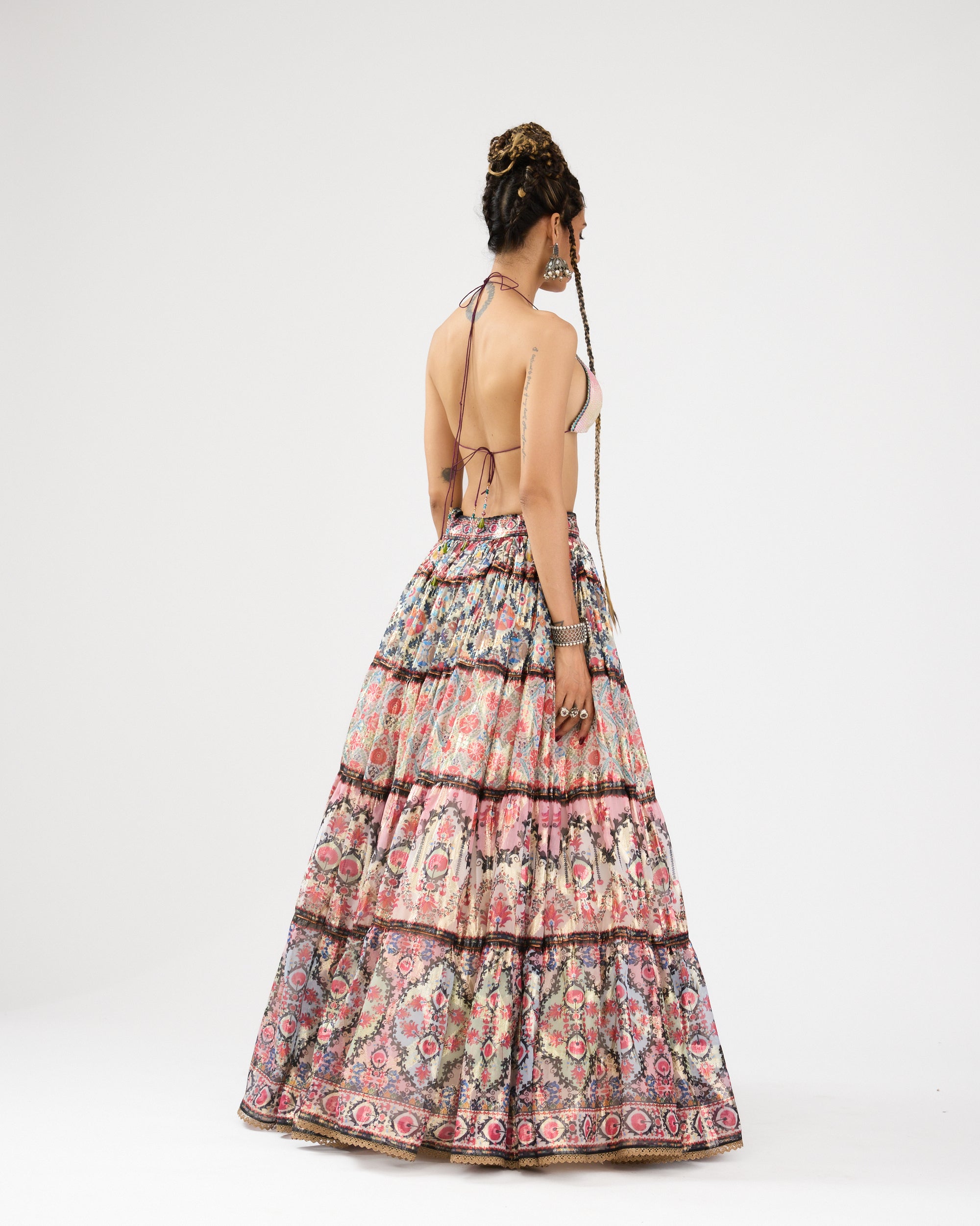 A Bukhara Summer : Tabetha/Leela - Ivory/Pink