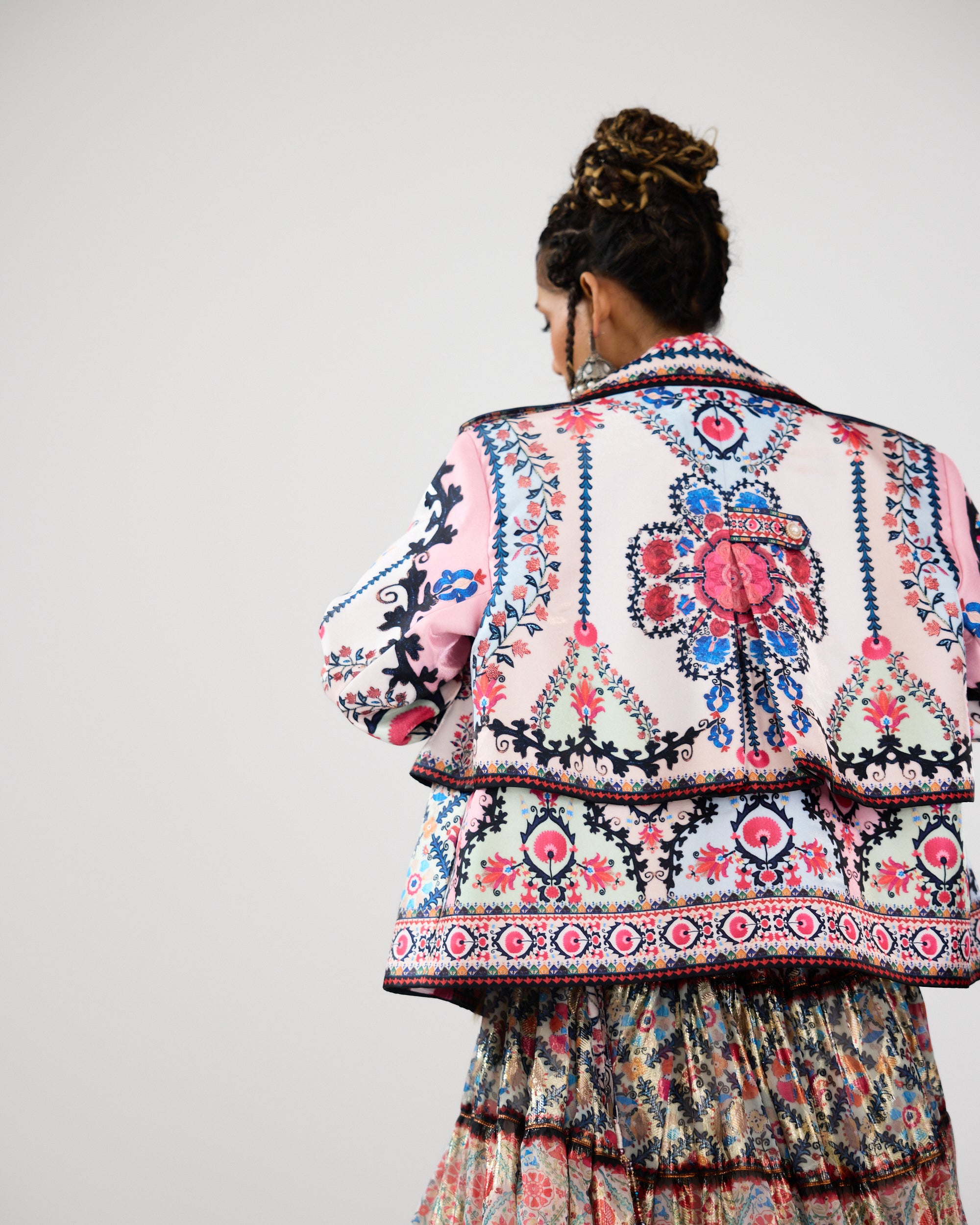 A Bukhara Summer : Tabetha/Leela - Ivory/Pink