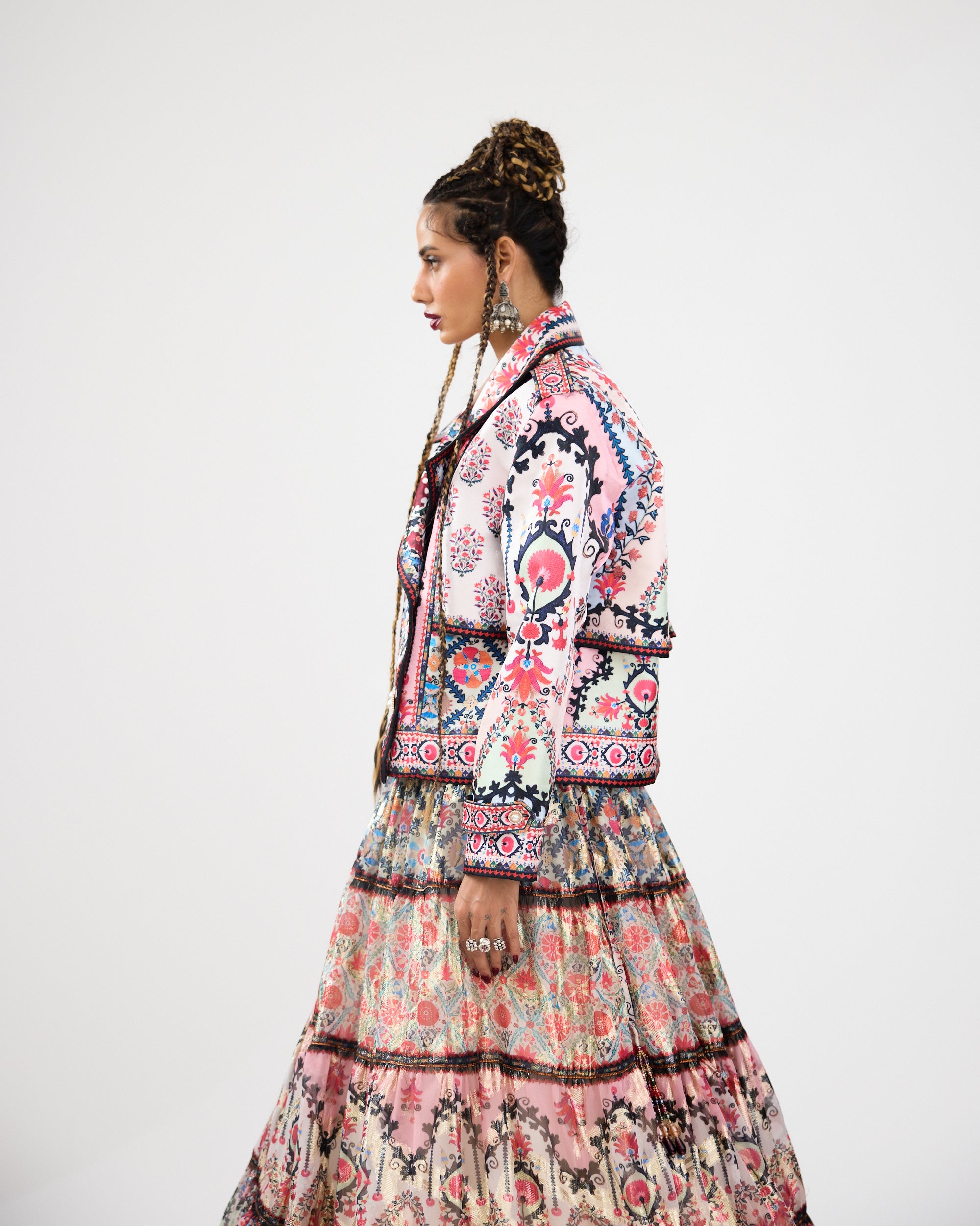 A Bukhara Summer : Tabetha/Leela - Ivory/Pink