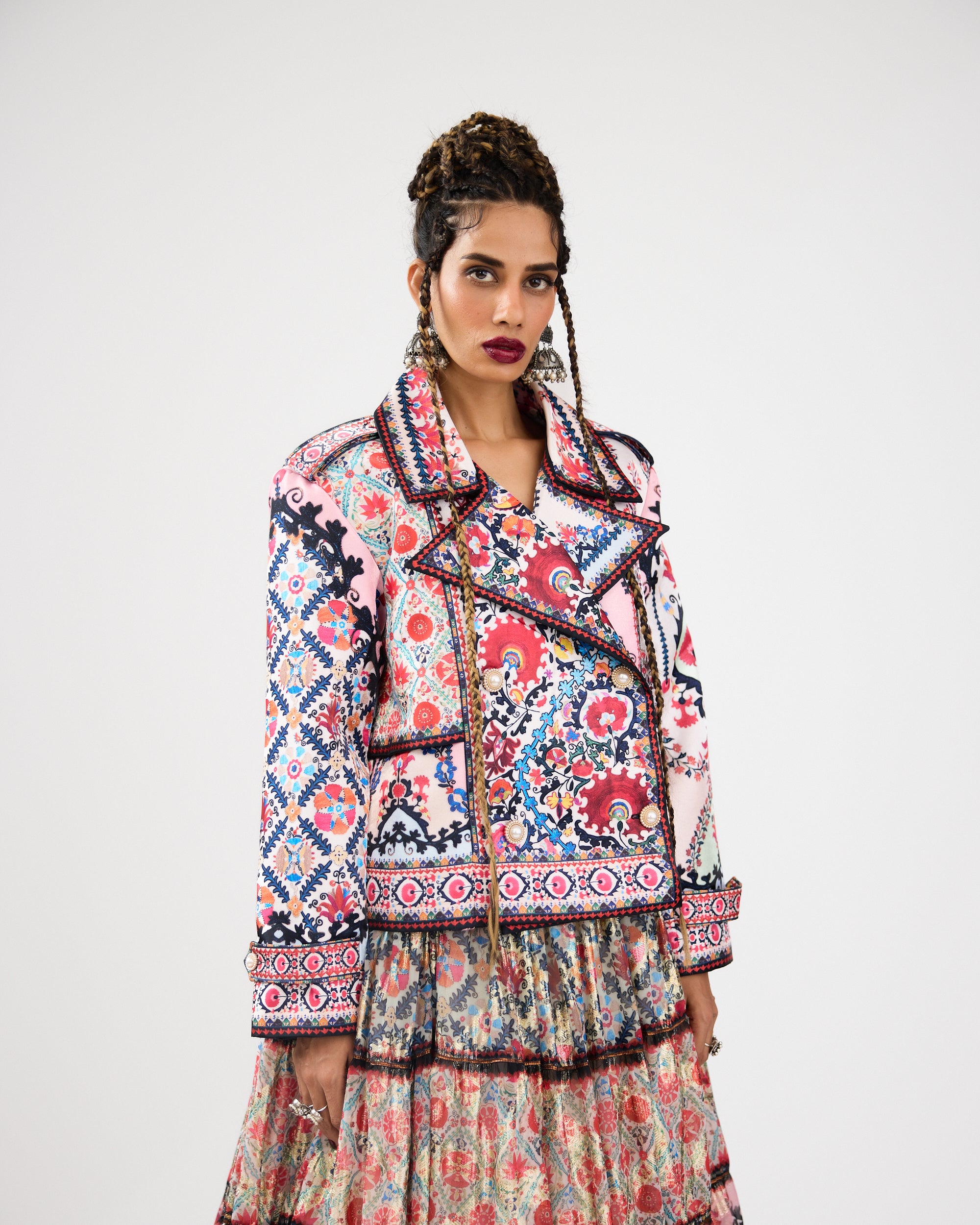 A Bukhara Summer : Tabetha/Leela - Ivory/Pink