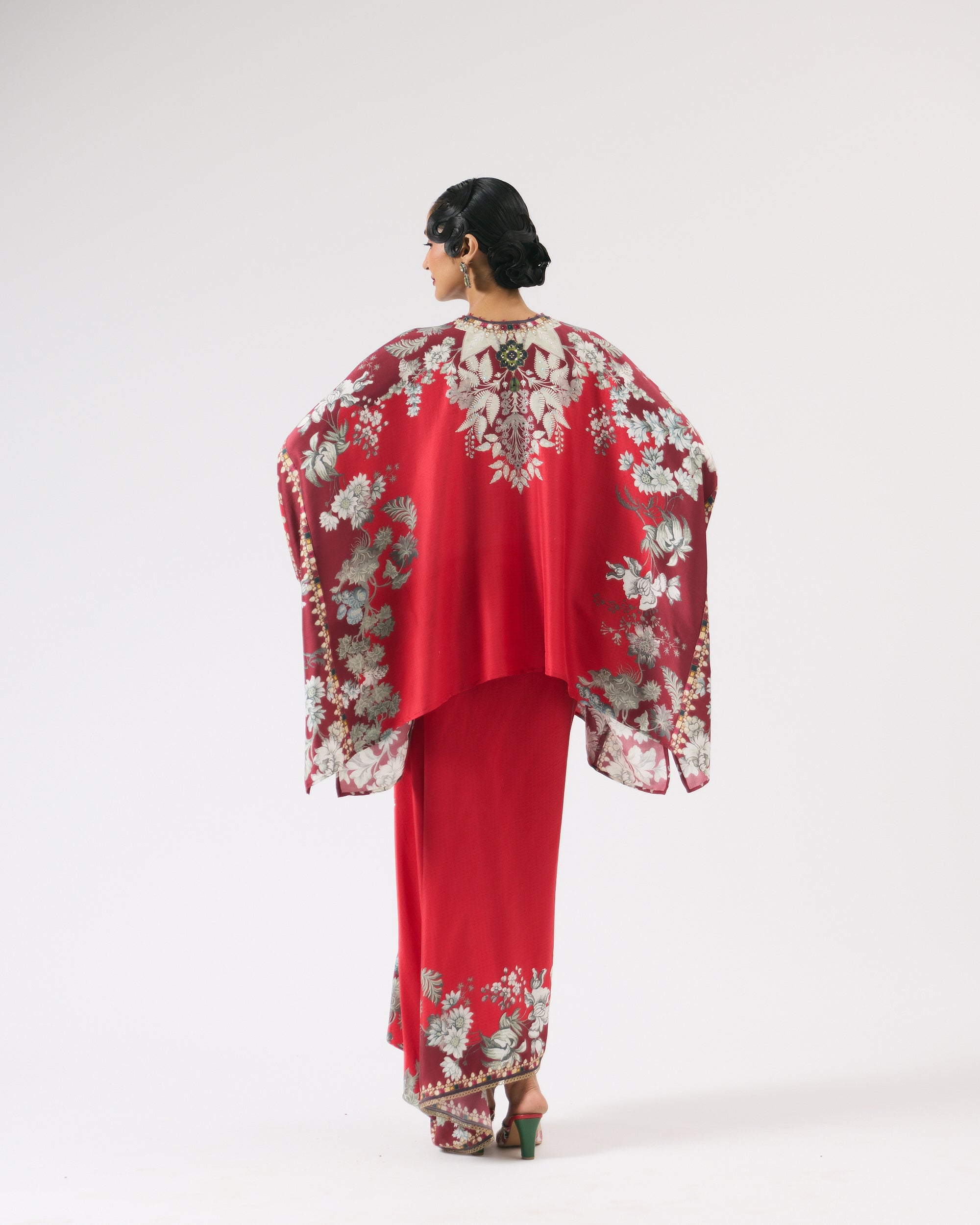 Nizam : Insha - Red/Slate