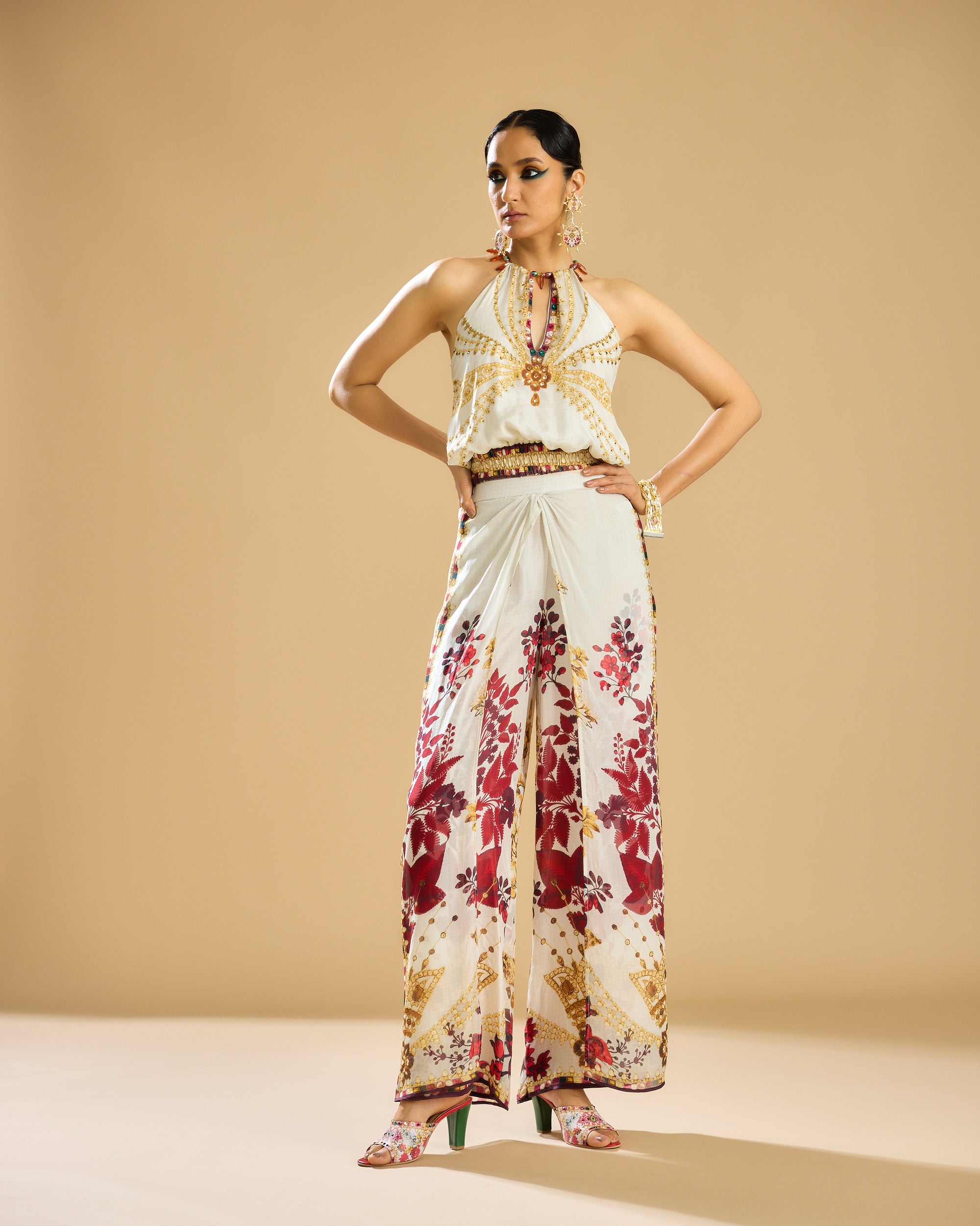 Nizam : Chandani - Ivory/Gold