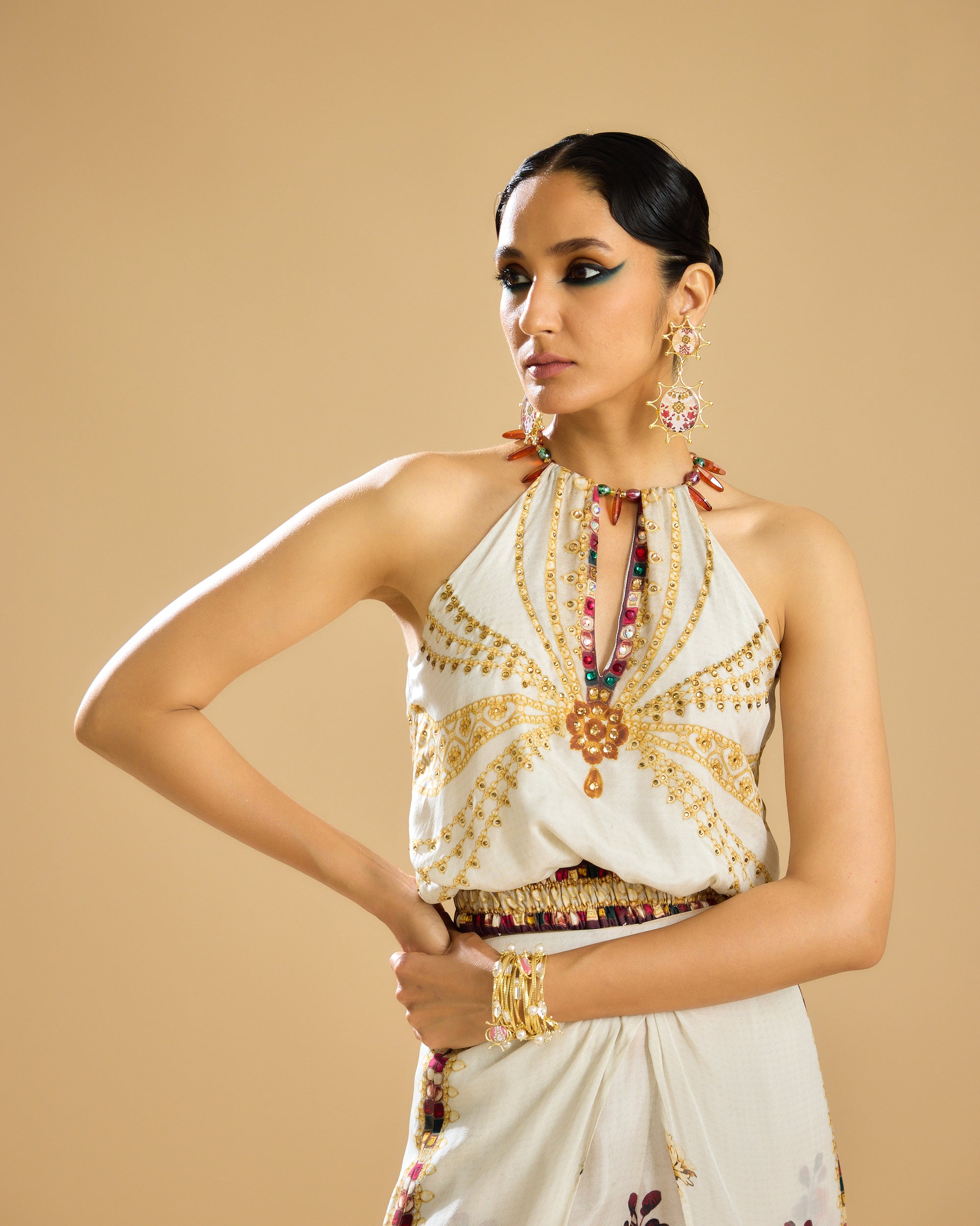 Nizam : Chandani - Ivory/Gold