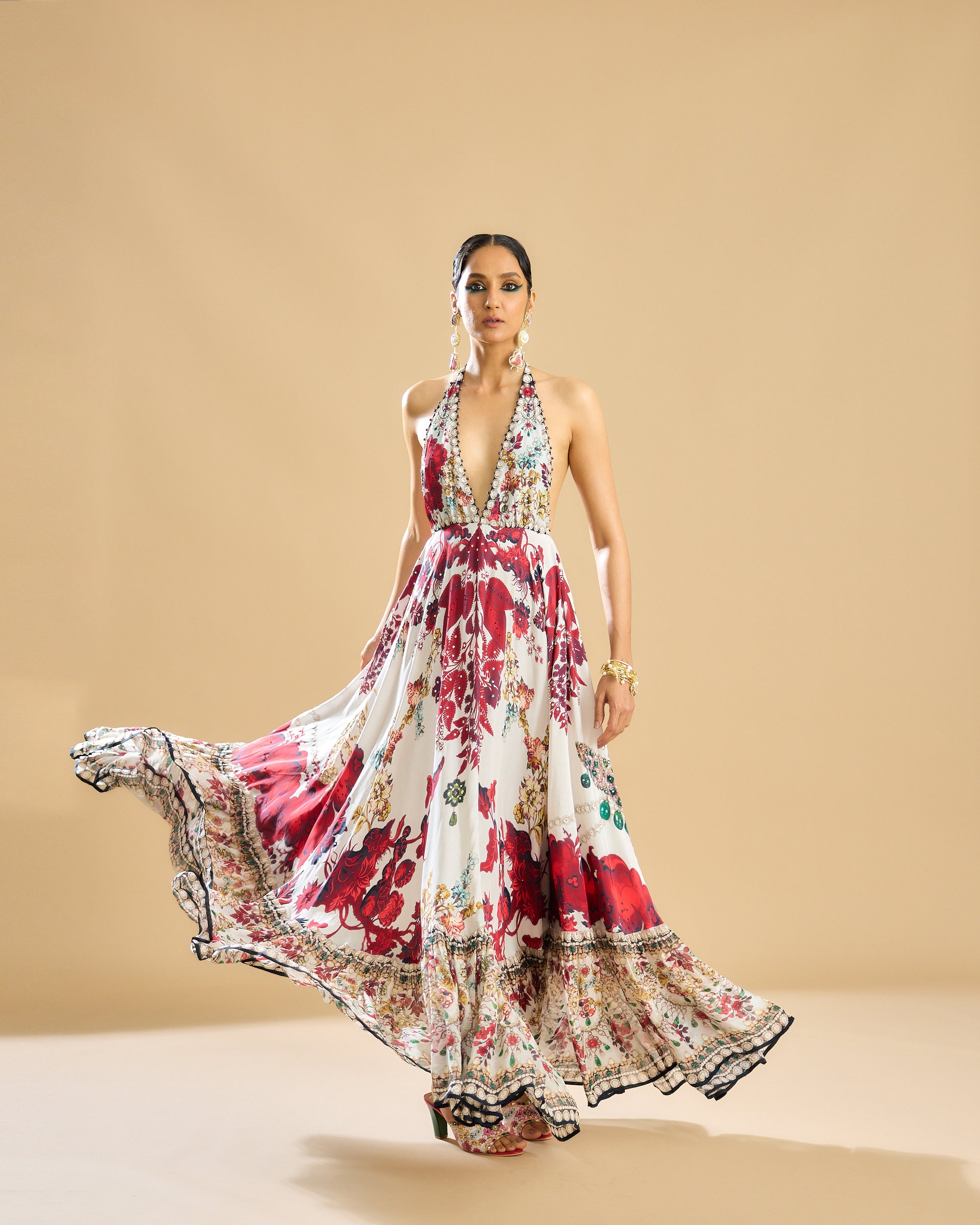 Nizam : Azzurra - Ivory/Red