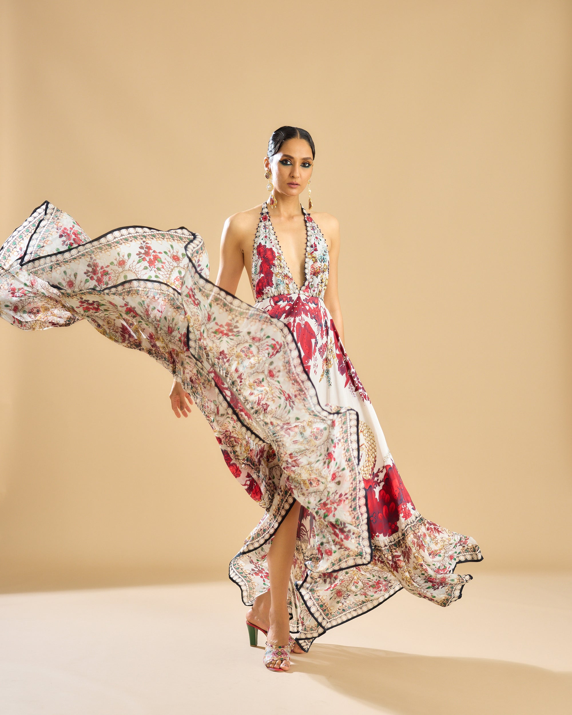 Nizam : Azzurra - Ivory/Red