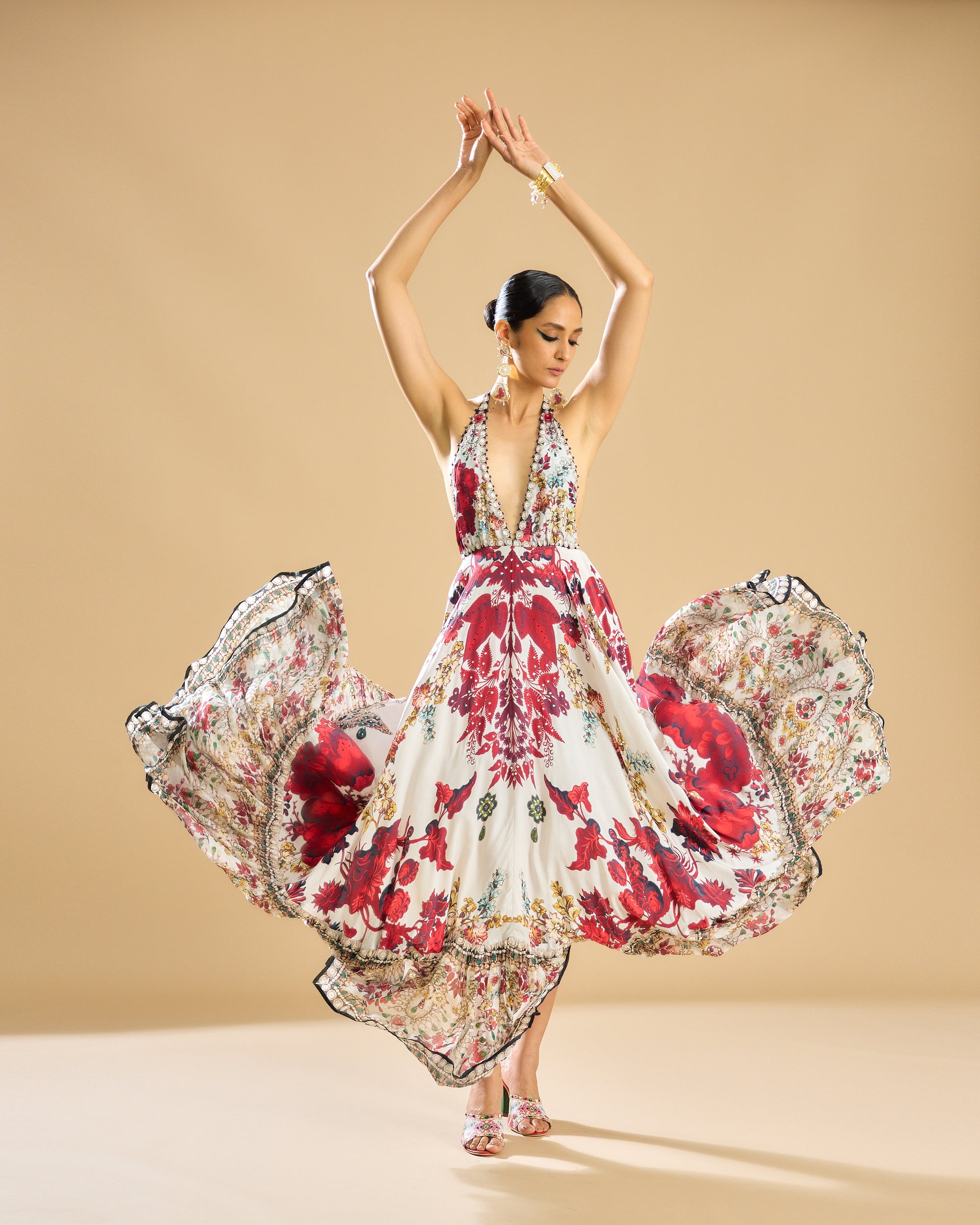Nizam : Azzurra - Ivory/Red
