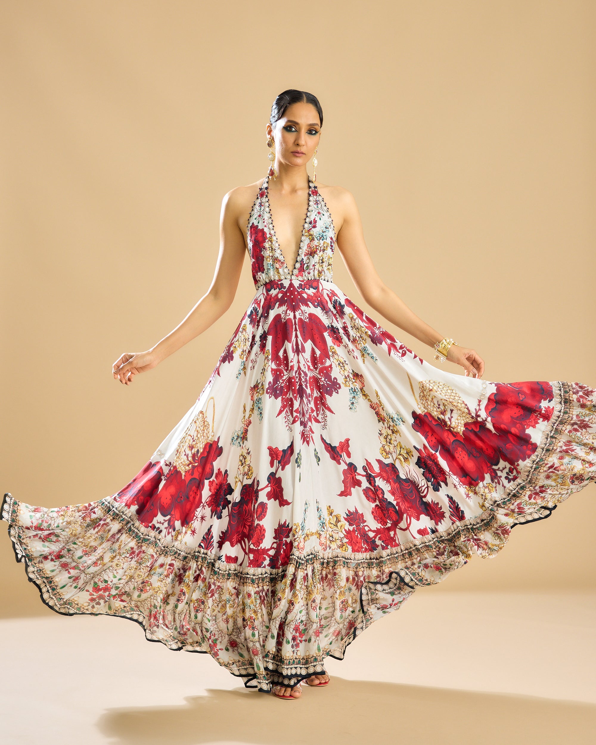 Nizam : Azzurra - Ivory/Red