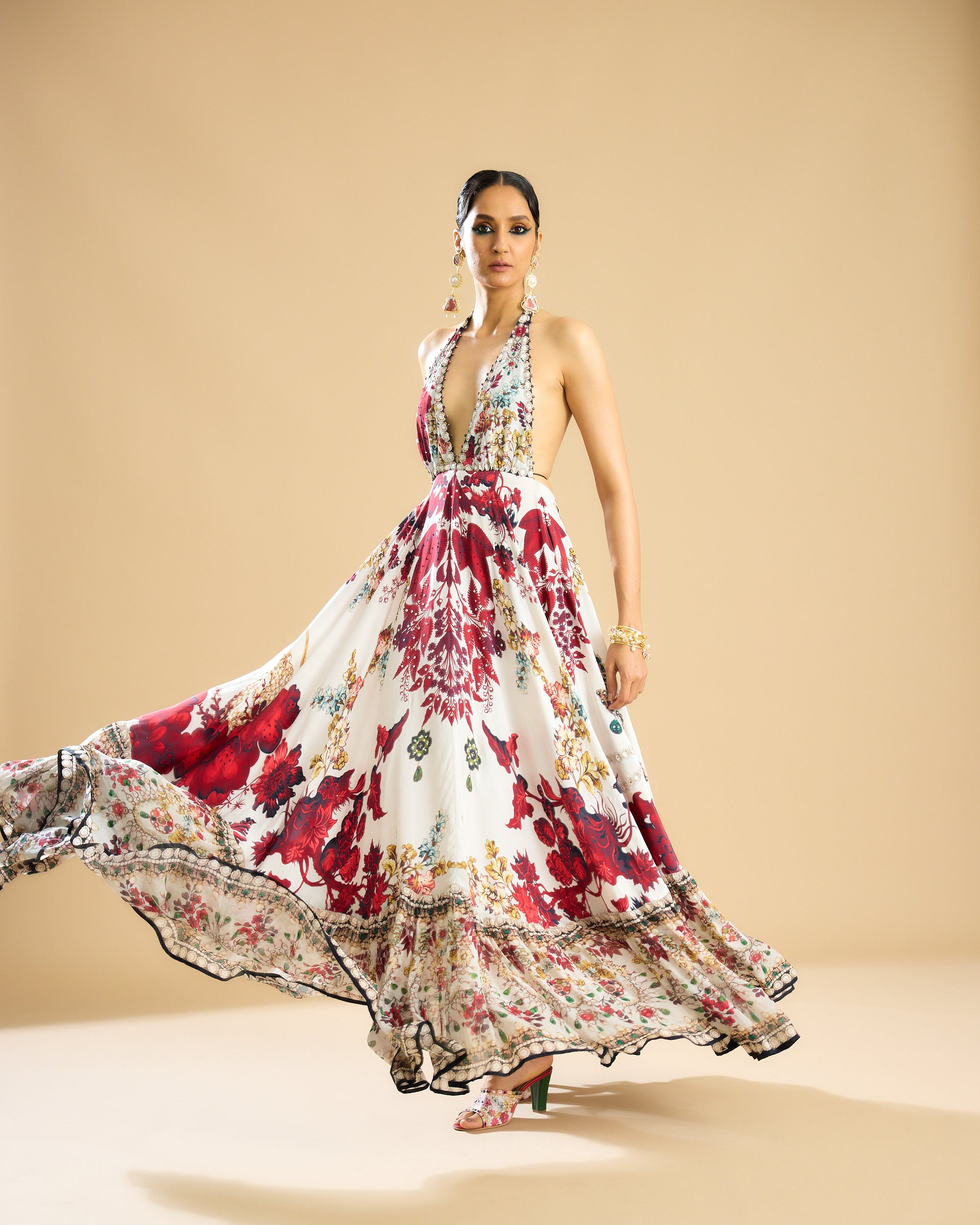 Nizam : Azzurra - Ivory/Red