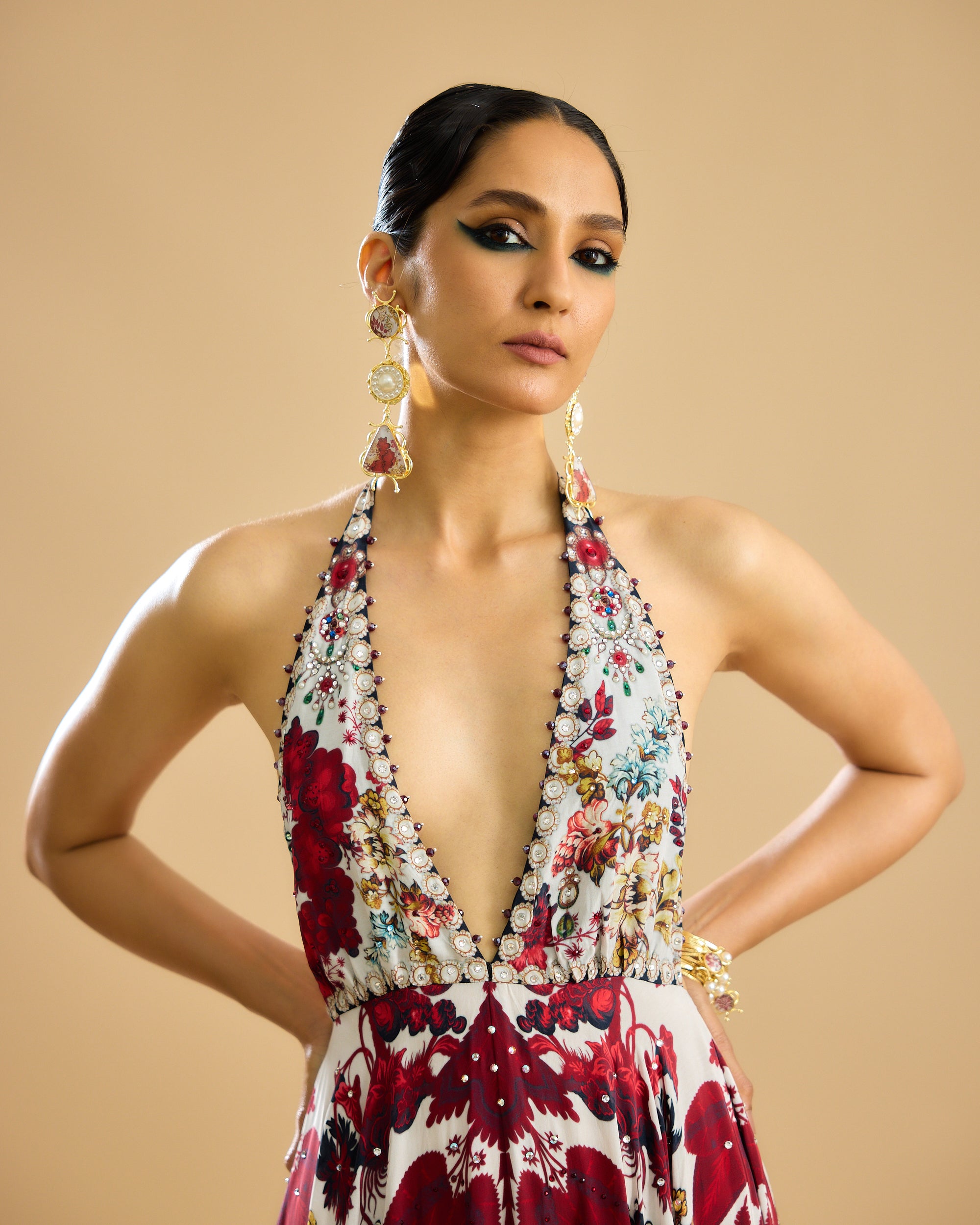 Nizam : Azzurra - Ivory/Red