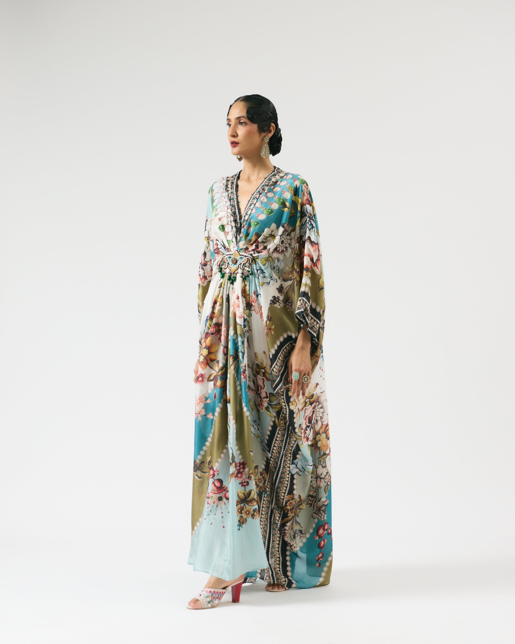 Nizam : Imama - Ivory/Aqua
