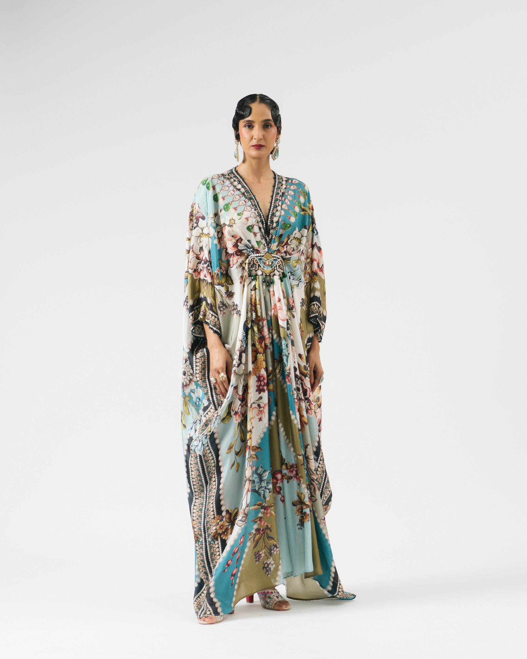 Nizam : Imama - Ivory/Aqua