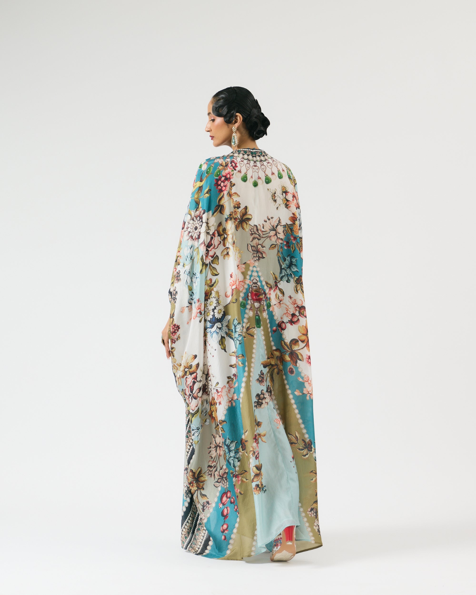 Nizam : Imama - Ivory/Aqua