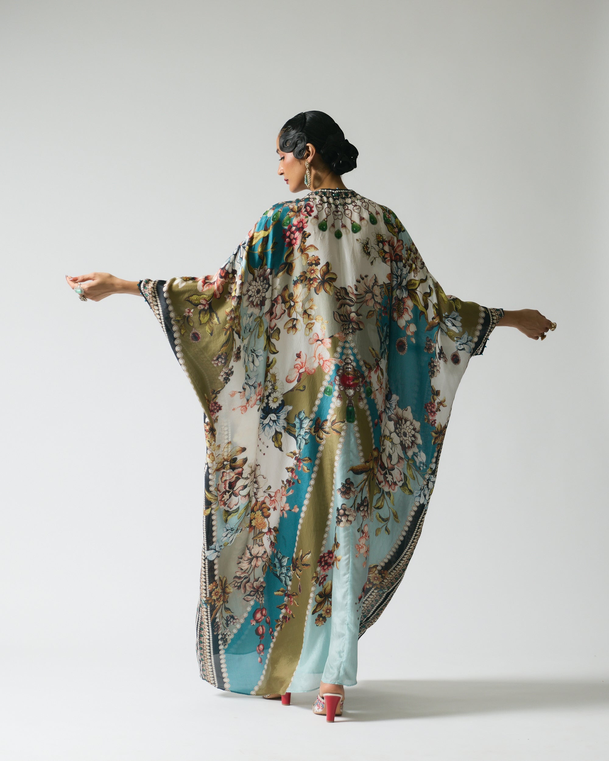 Nizam : Imama - Ivory/Aqua