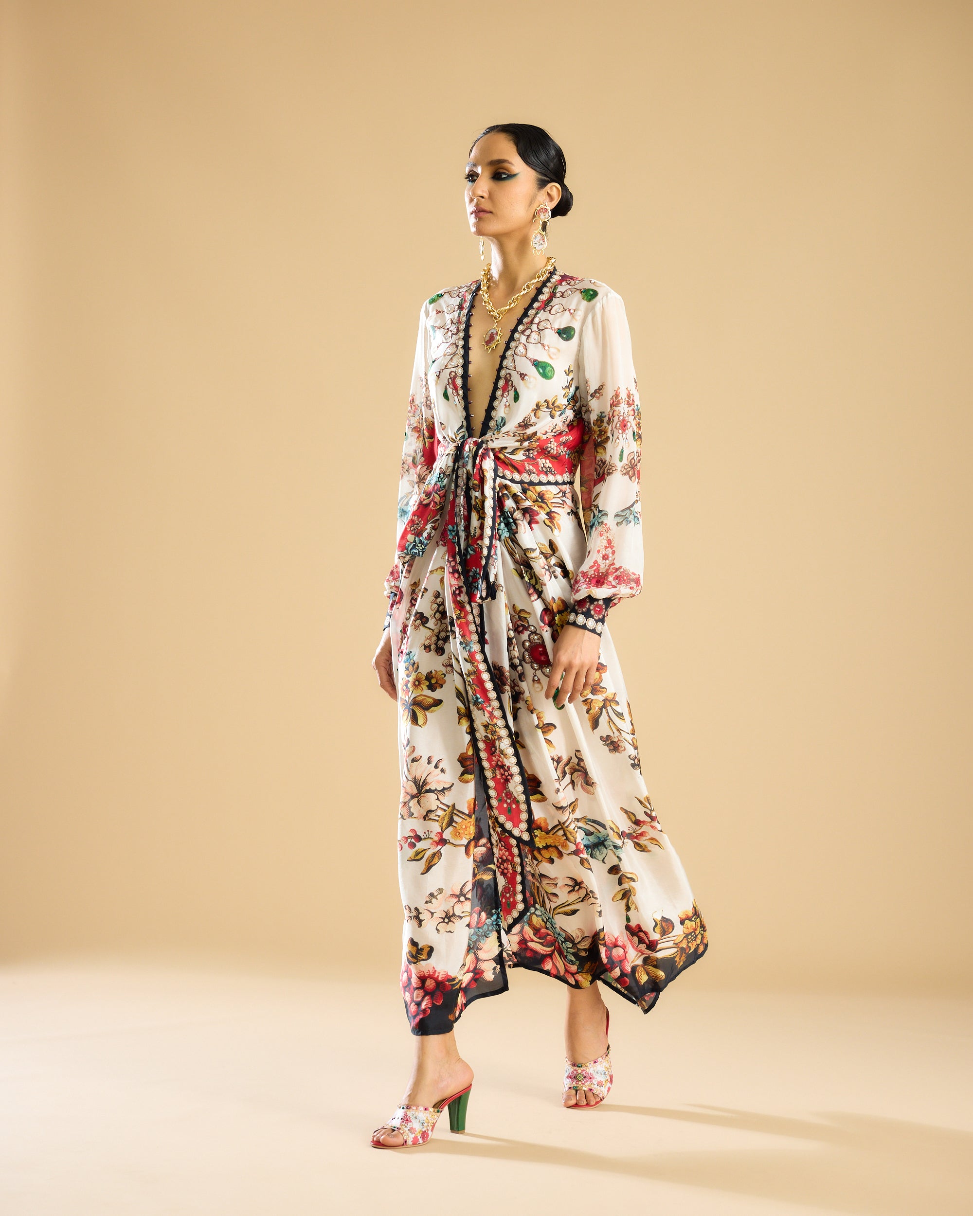 Nizam : Viviana - Ivory/Red
