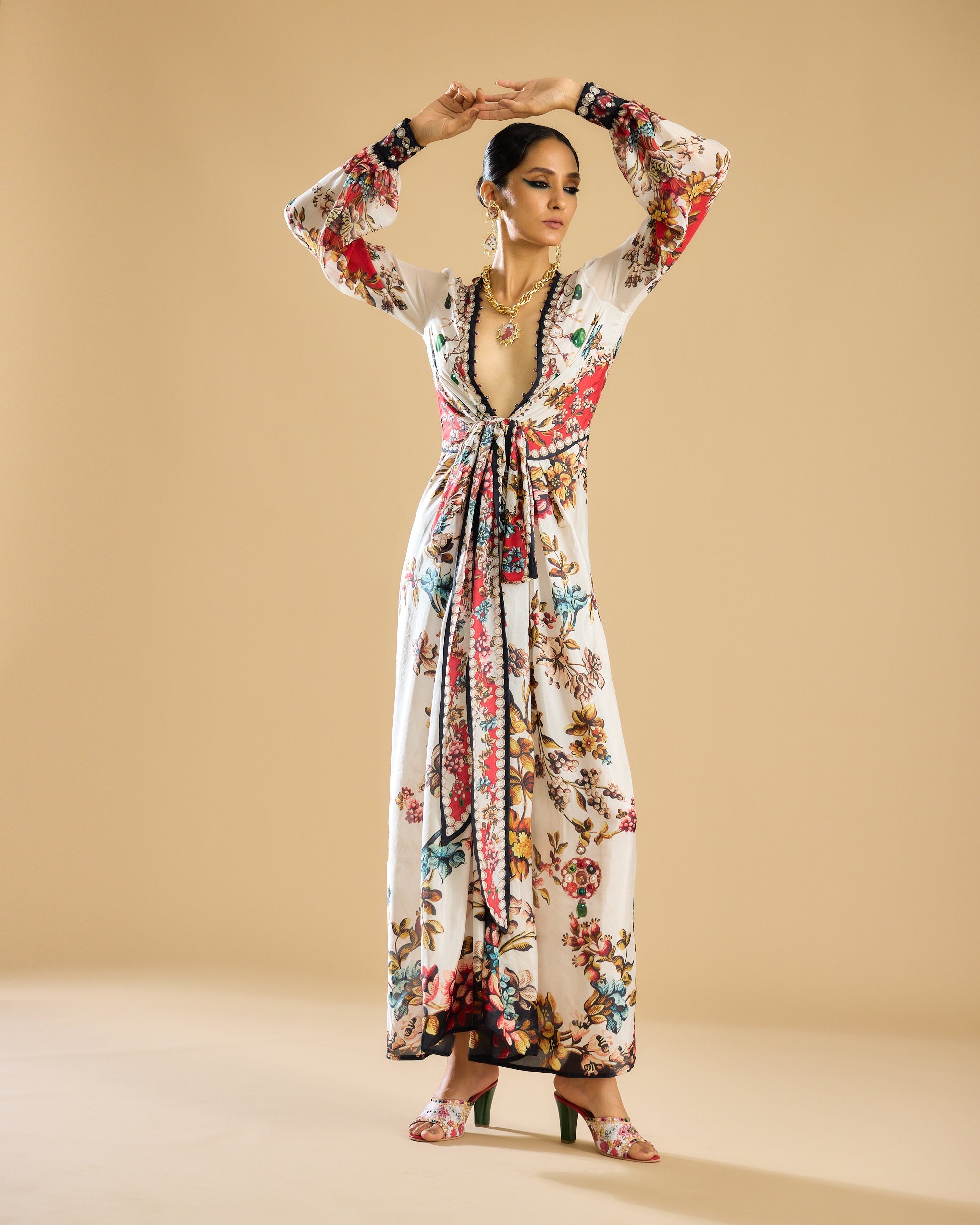 Nizam : Viviana - Ivory/Red