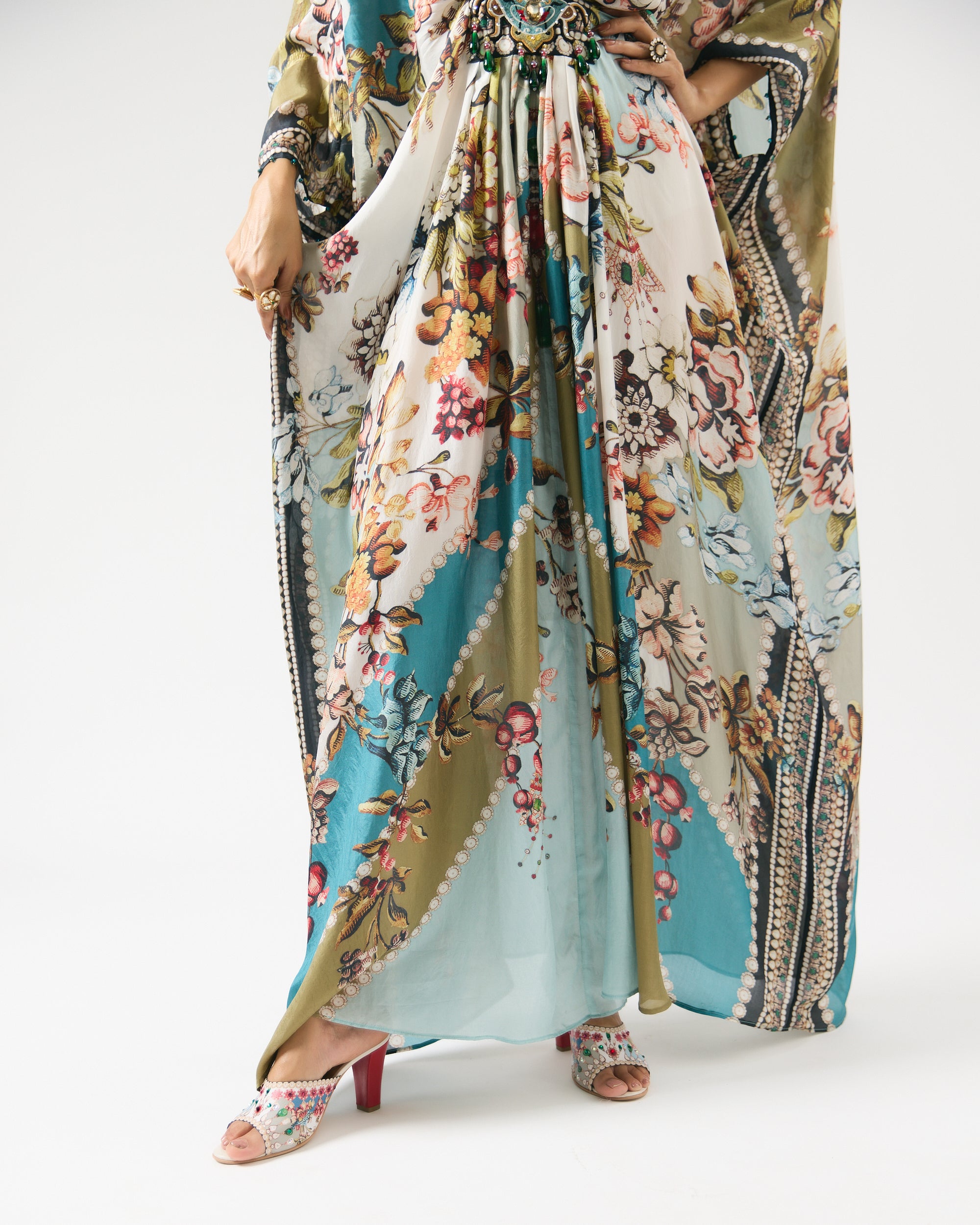 Nizam : Imama - Ivory/Aqua