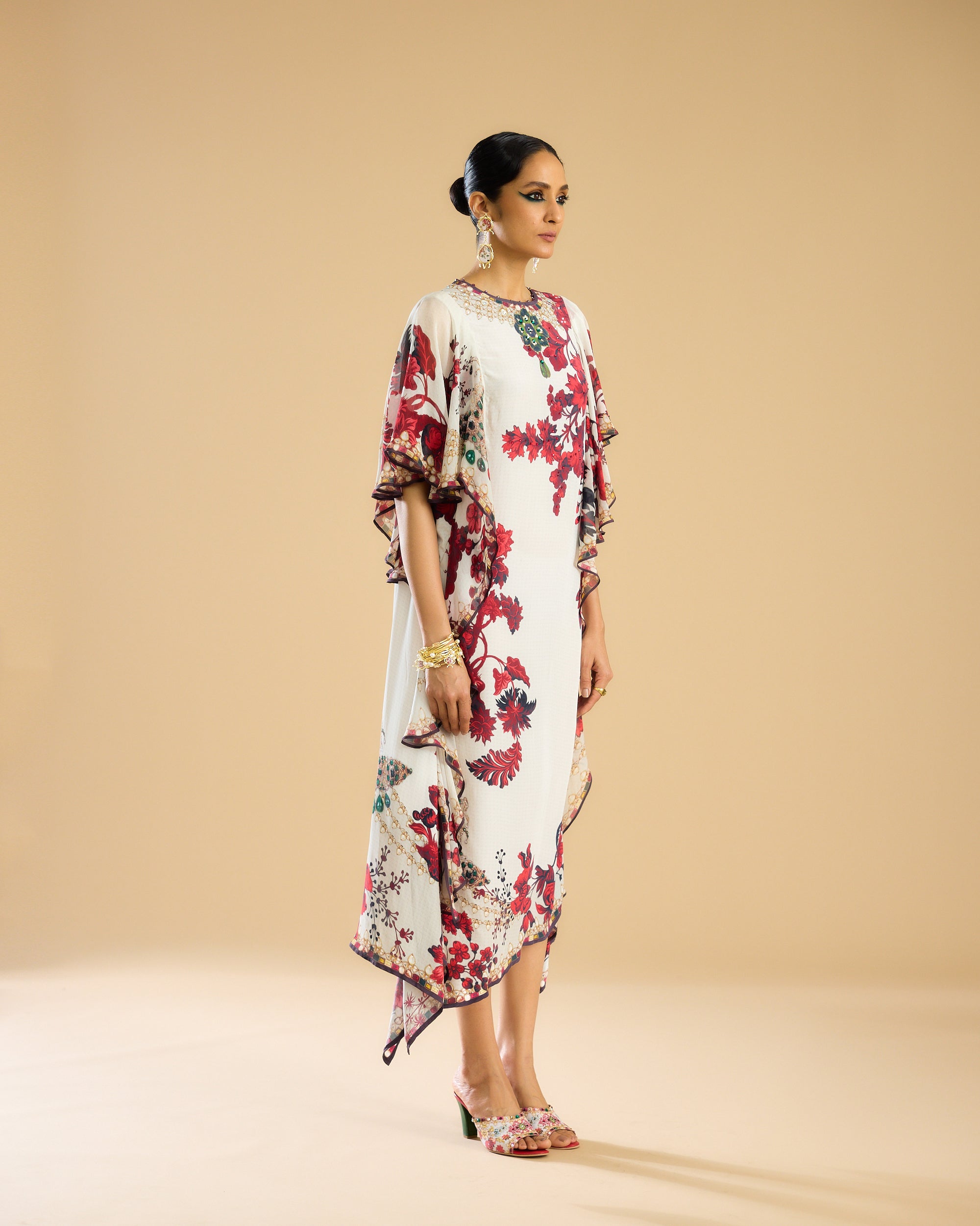 Nizam : Fazluna - Ivory/Red