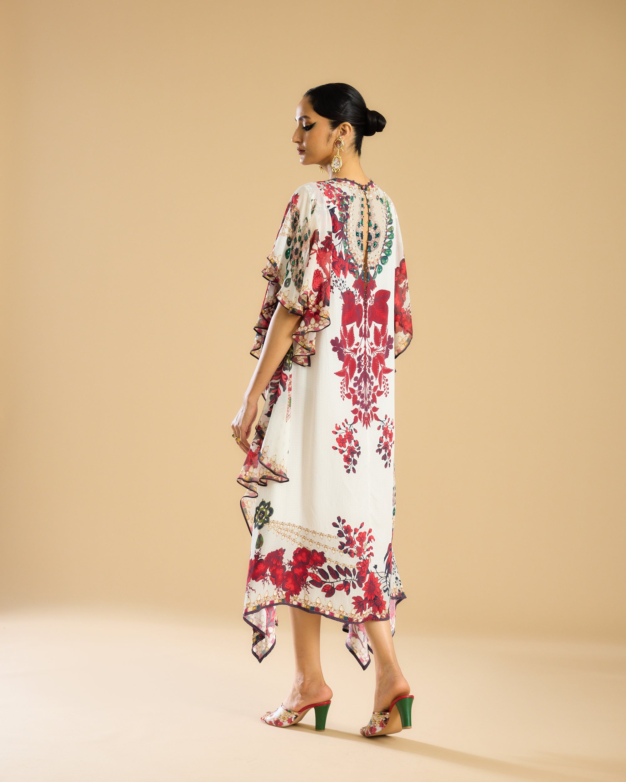 Nizam : Fazluna - Ivory/Red