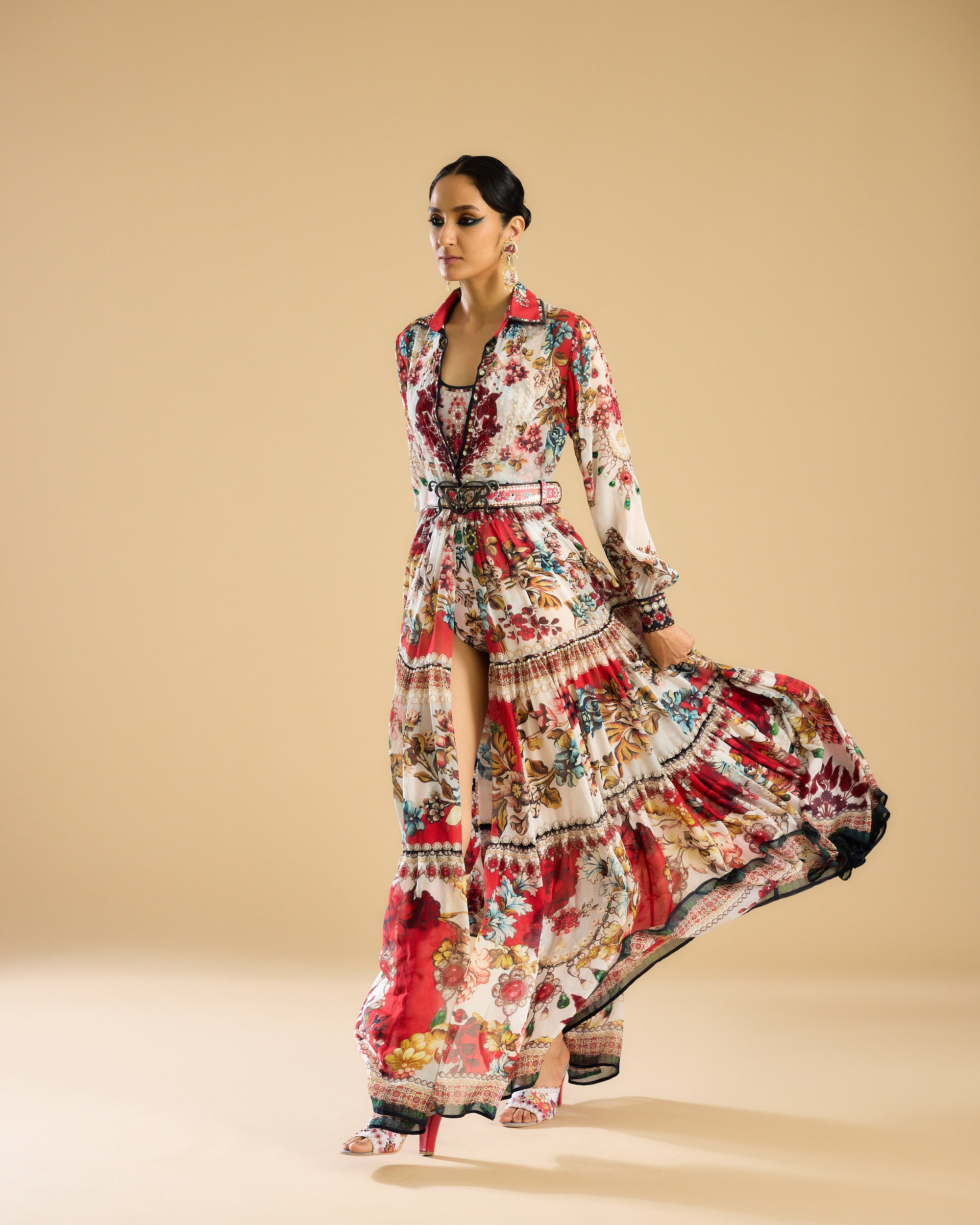 Nizam : Taia - Ivory/Red