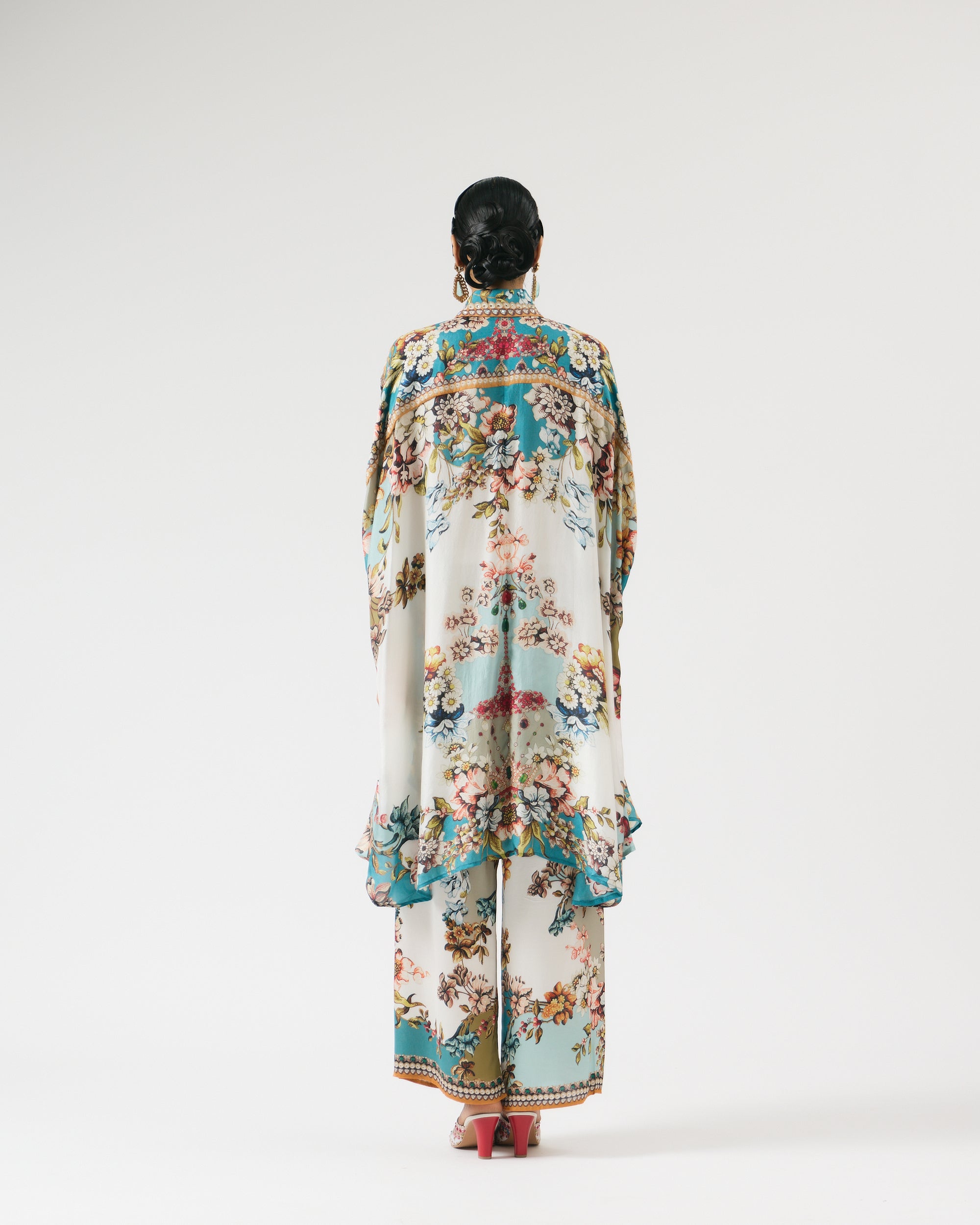 Nizam : Kamara - Ivory/Aqua