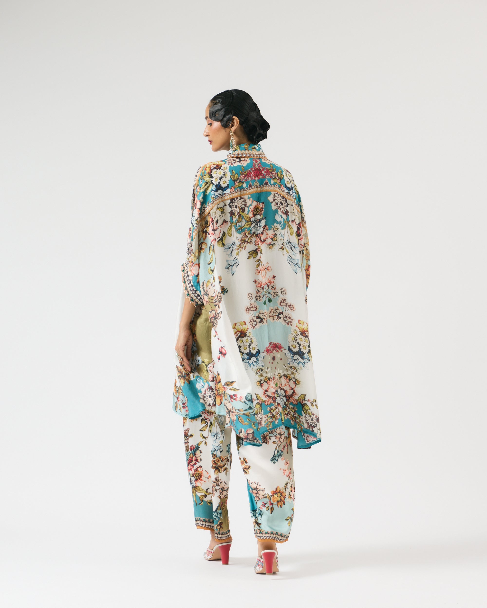 Nizam : Kamara - Ivory/Aqua