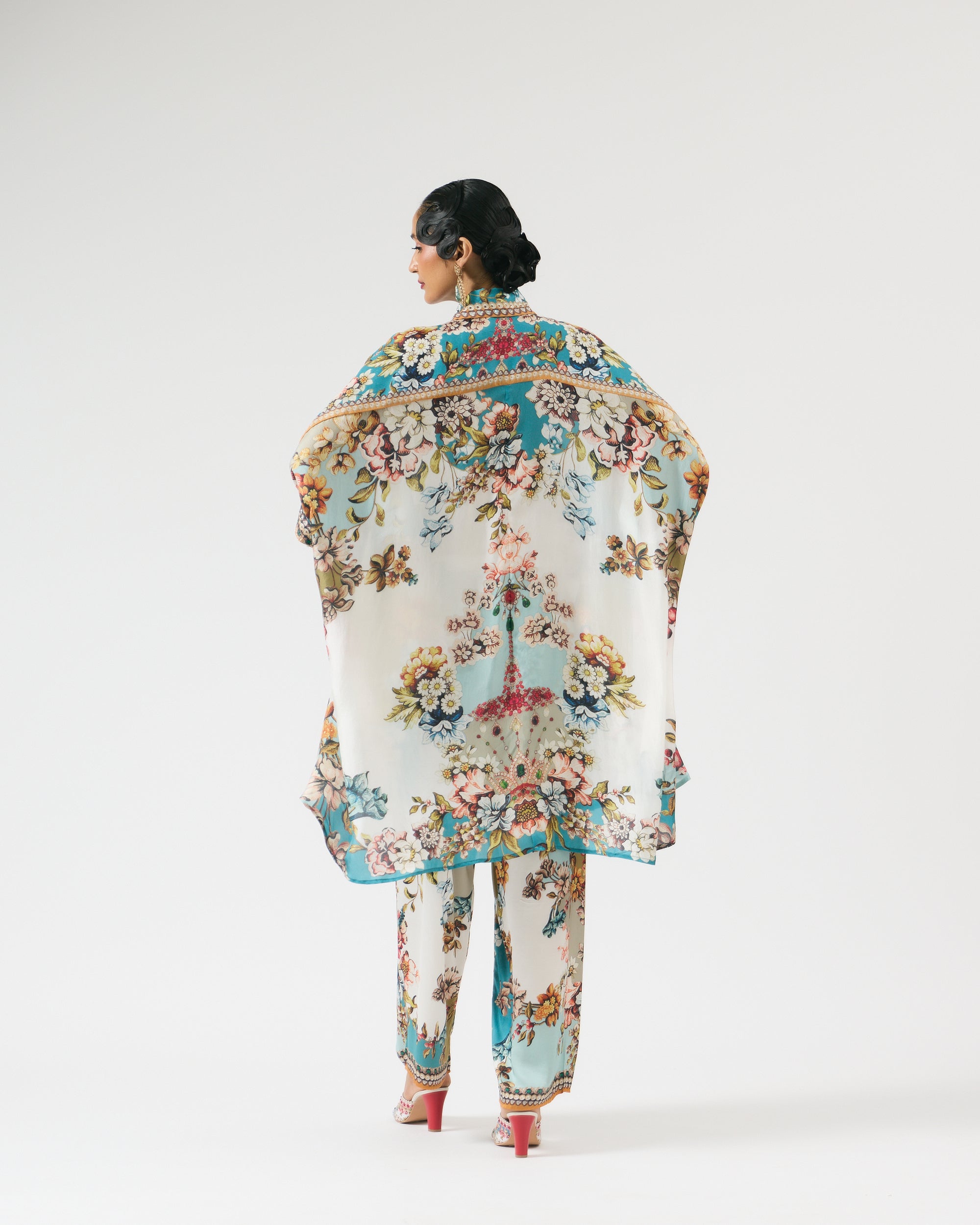 Nizam : Kamara - Ivory/Aqua