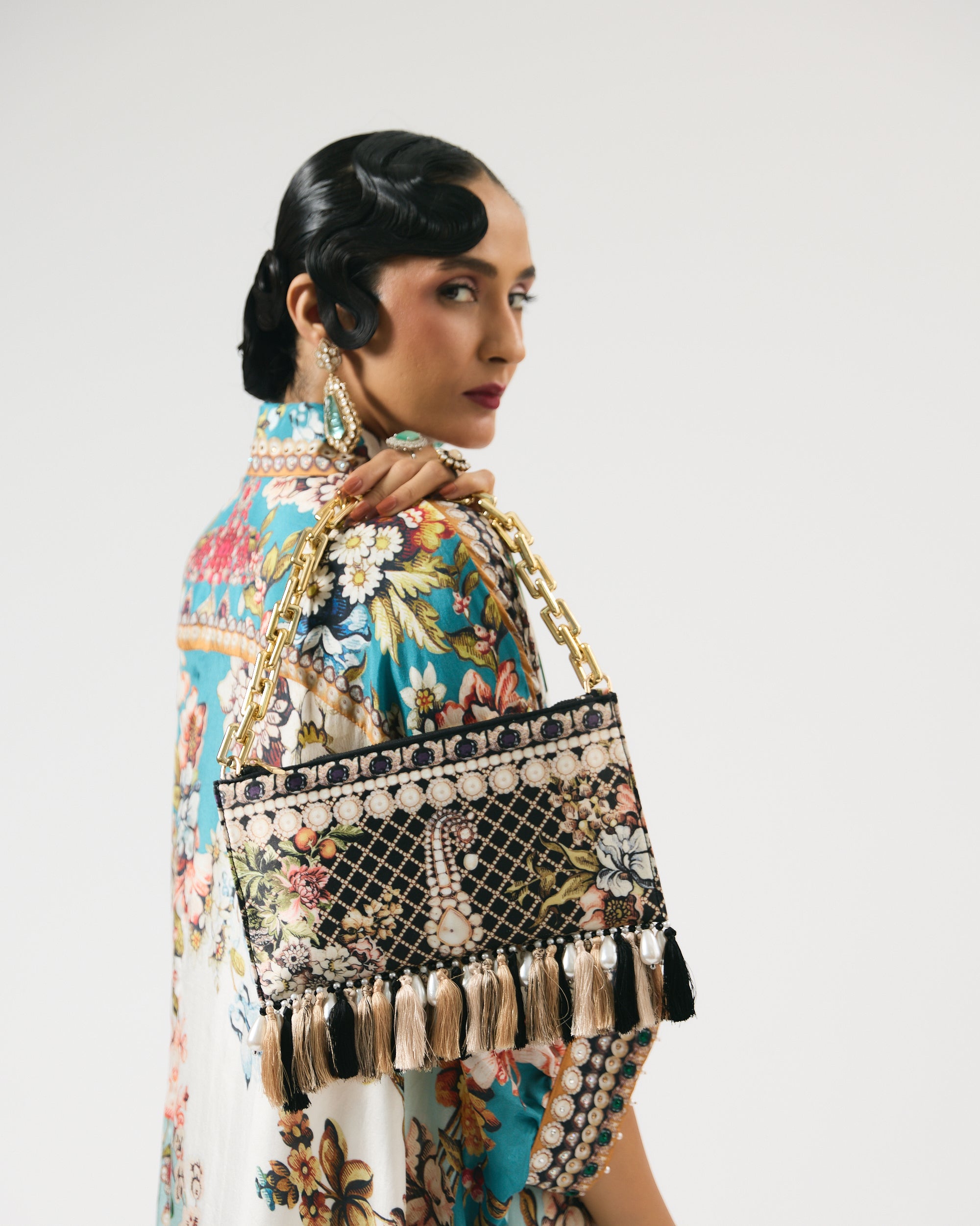 Nizam : Kamara - Ivory/Aqua
