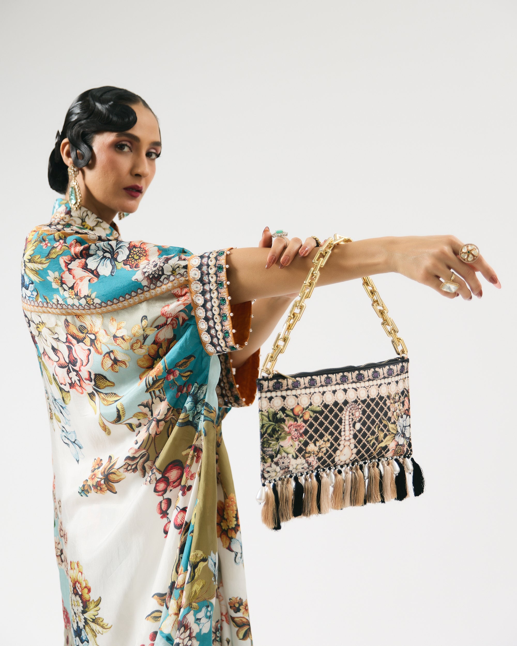 Nizam : Kamara - Ivory/Aqua