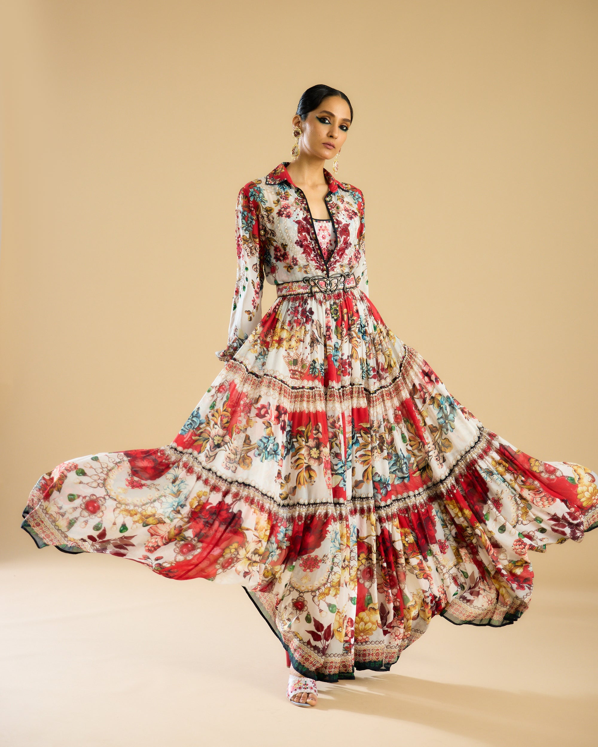 Nizam : Taia - Ivory/Red