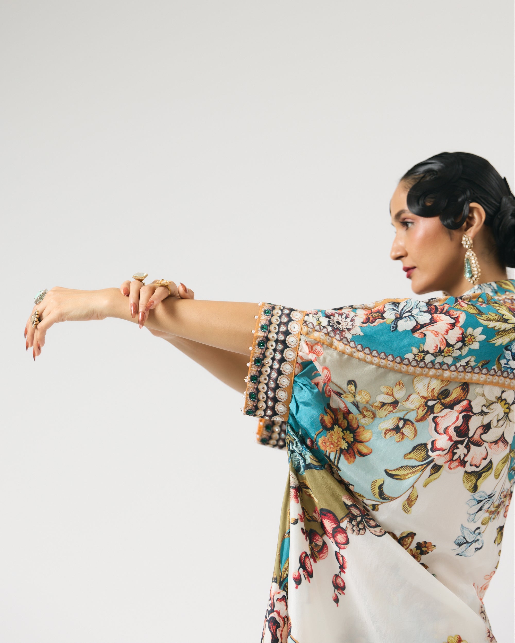Nizam : Kamara - Ivory/Aqua