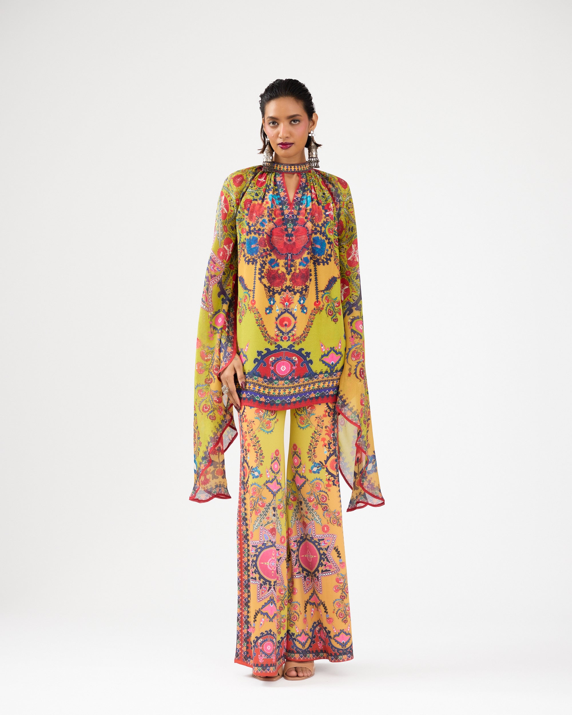 A Bukhara Summer : Misba - Lime/Mustard