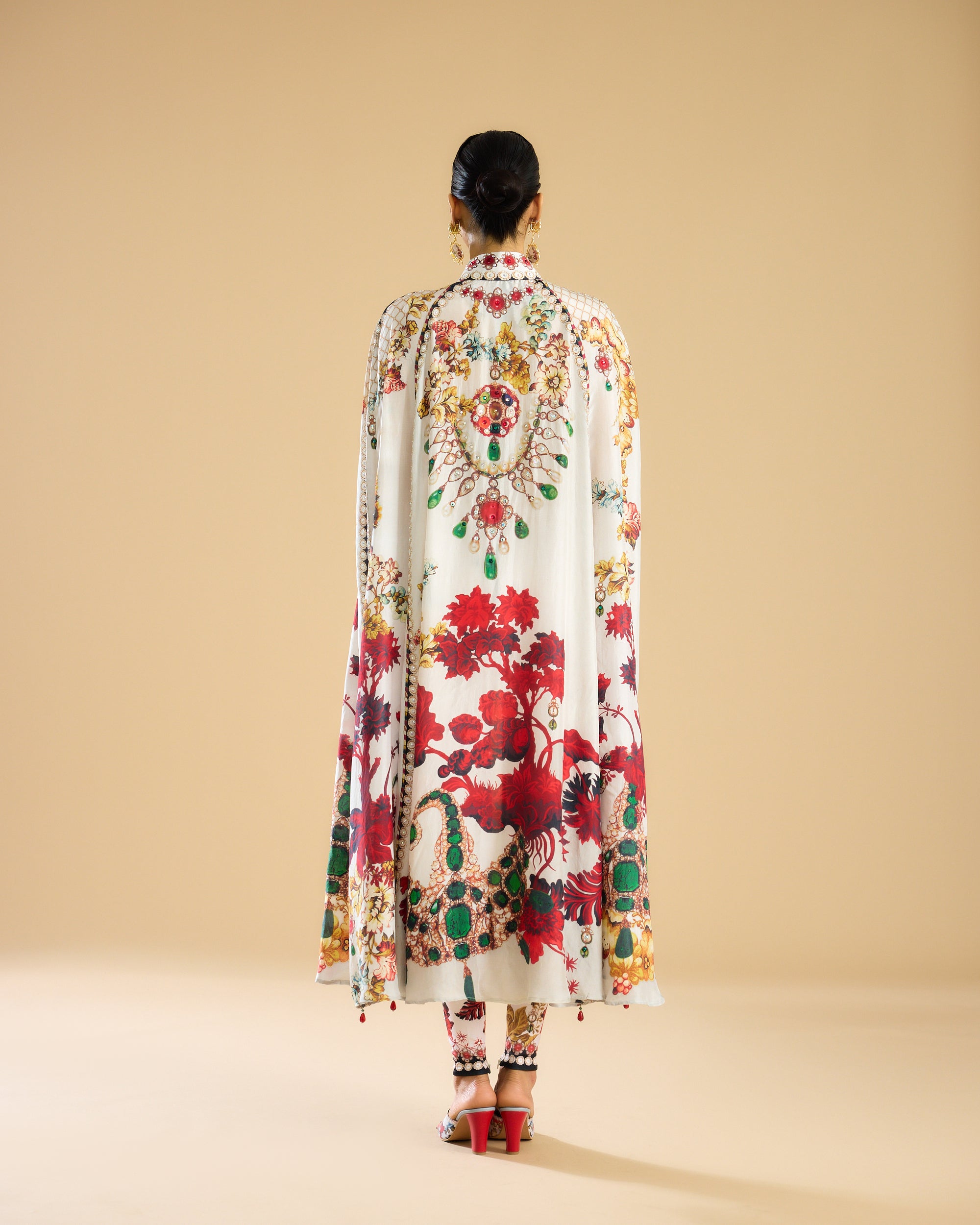 Nizam : Kandisa - Ivory/Red